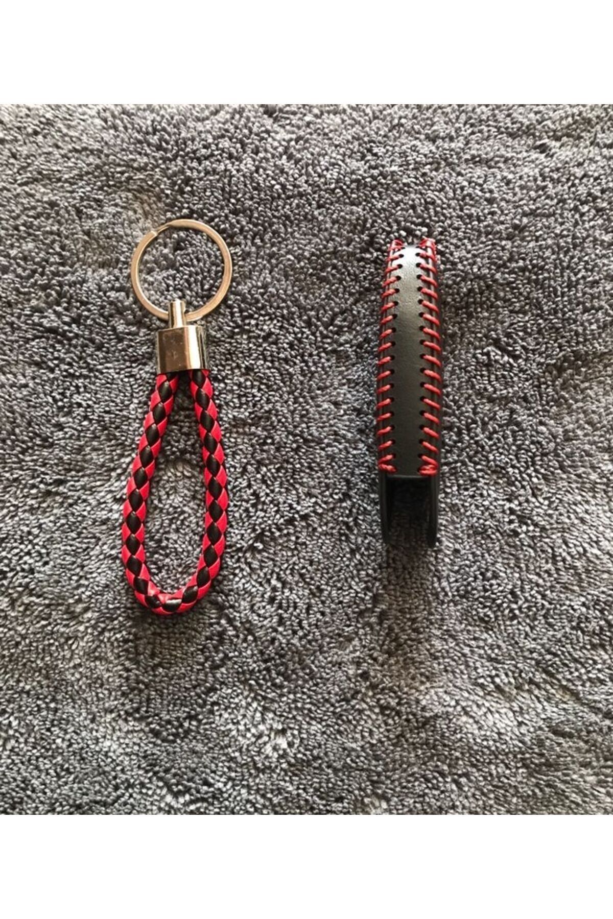 ŞENYILDIZ AKSESUAR-Audi A6 A7 A8 E-tron Q8 C8 A3 - Leather Key Protection Case and Mesh Keychain See Figure 2 4