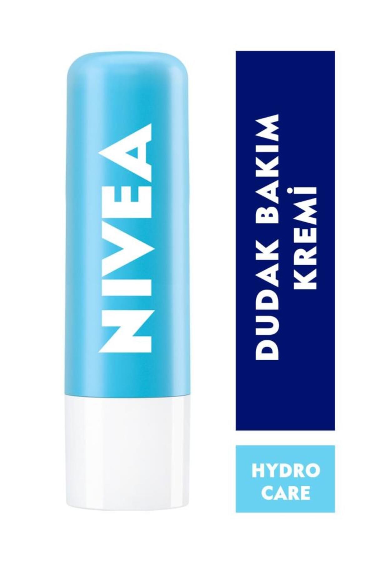 NIVEA Hydro Care Крем для ухода за губами 4,8 г, увлажнение и защита на весь день, SPF15, содержит натуральные масла 85088