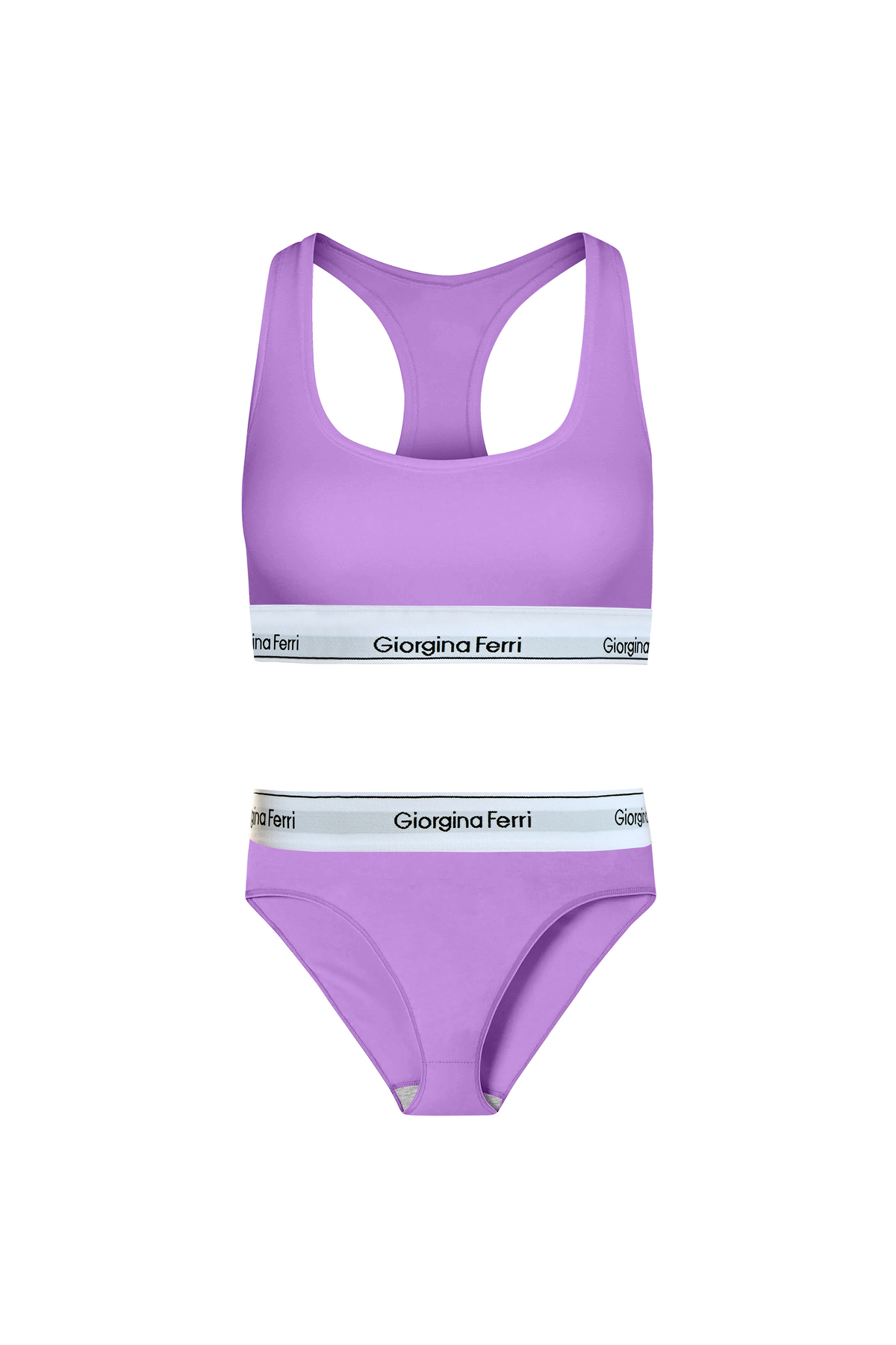 2-Piece Set Women's Daily Use Sports Bralet + Slip Panties Elsa