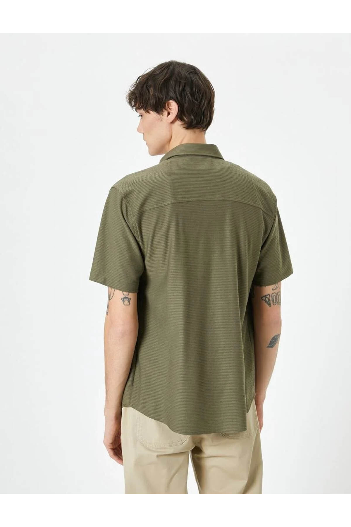 پیراهن مردانه کوتون | 4SAM60003HK Koton - Image 3