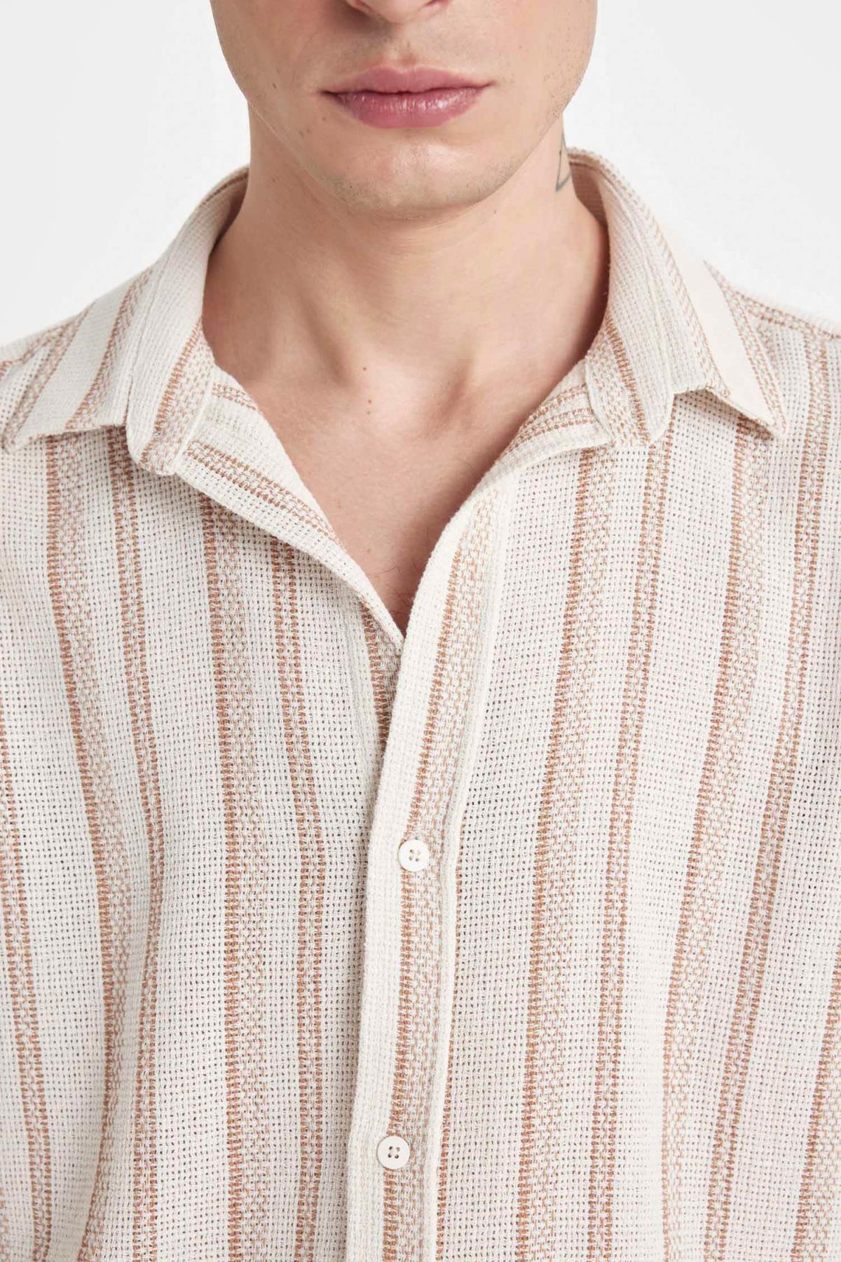 پیراهن مردانه دفاکتو | D2058AX24HS Defacto - Image 5