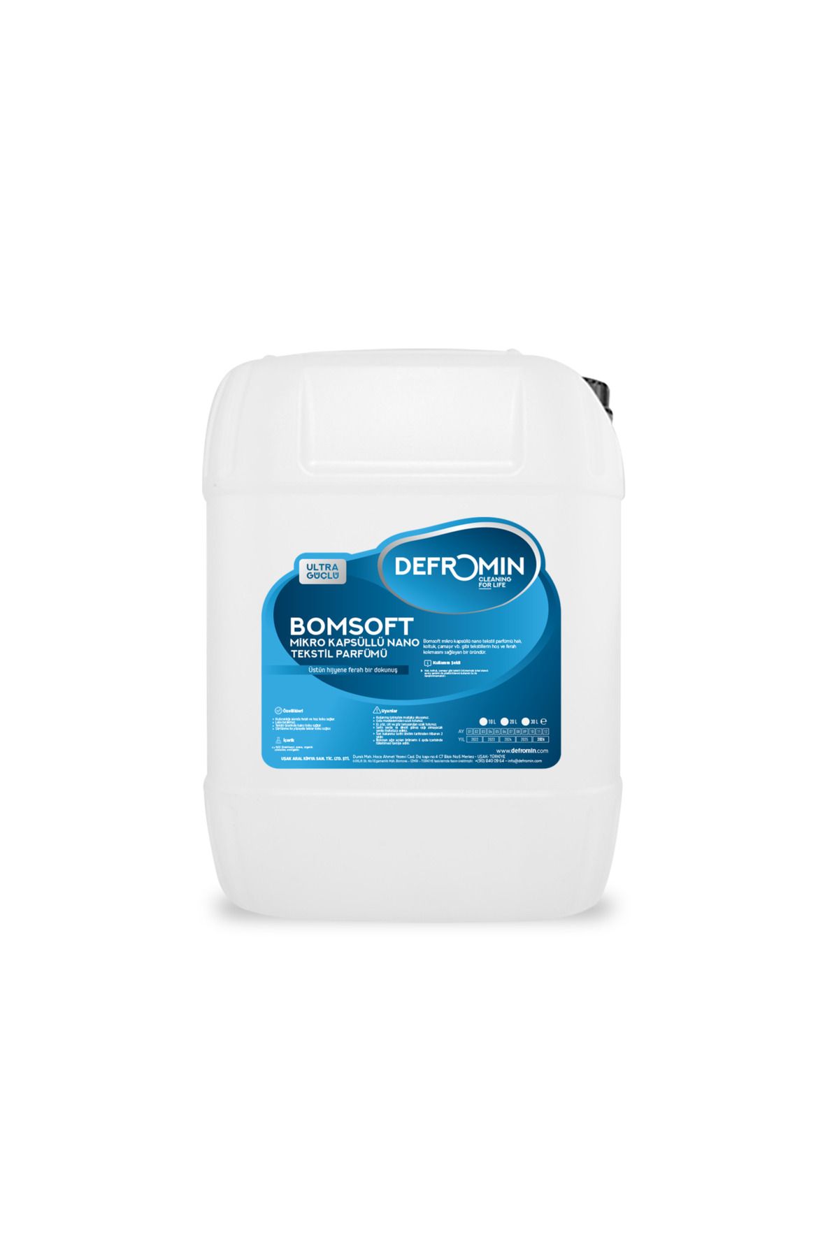 Defromin Bomsoft Mikrokapsüllü Nano Tekstil Parfümü 10L