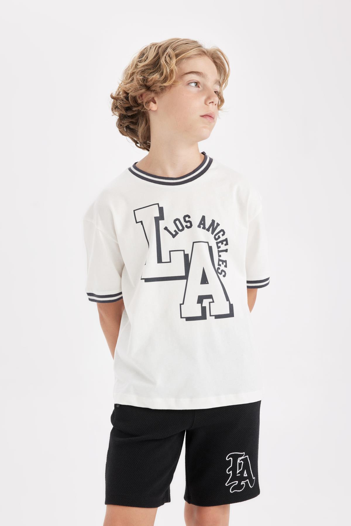 شلوارک پسرانه دفاکتو | D0482A824HS Defacto - Image 3