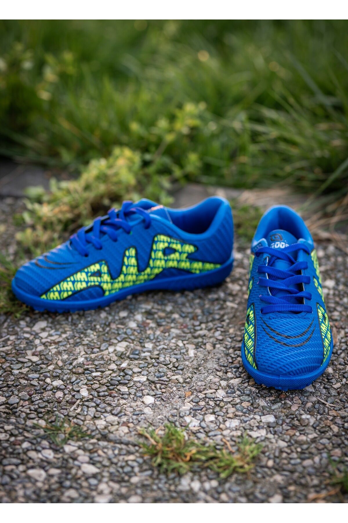 ZERDALİFE Erkek Mavi Halı saha Krampon Ortopedik Ayakkabı