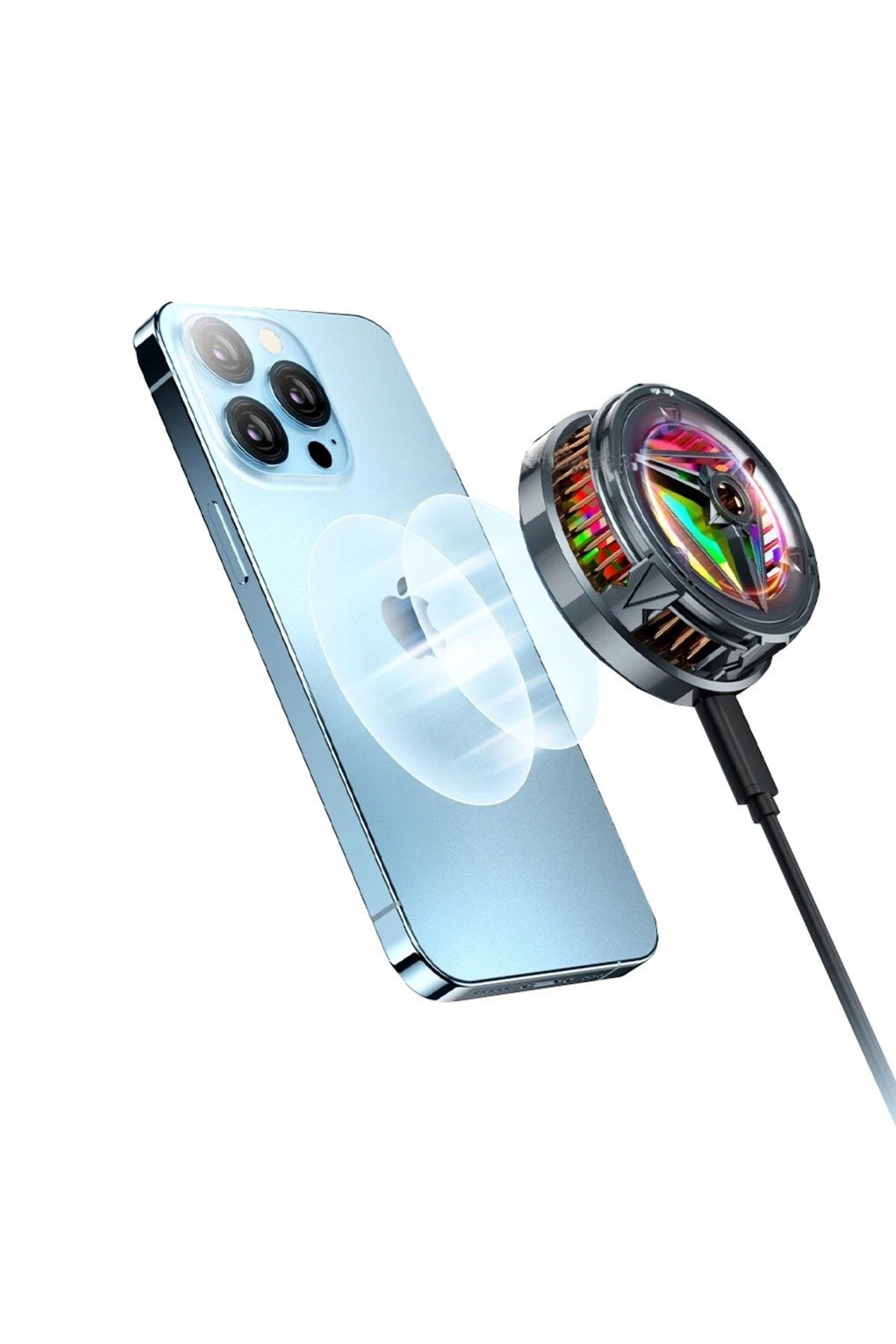 HDX4371 Radyatörlü Magsafe Rgb Ledli Telefon Soğutucu Fan 3