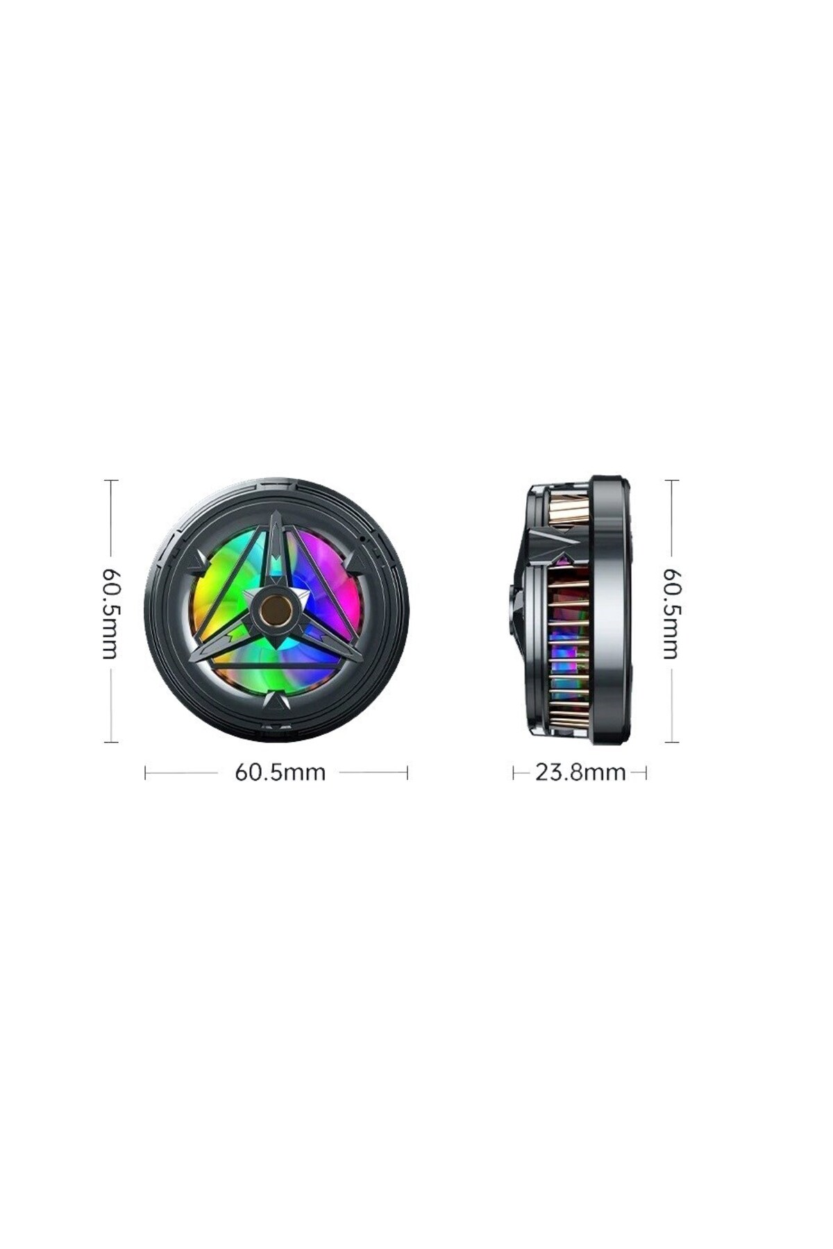 HDX4371 Radyatörlü Magsafe Rgb Ledli Telefon Soğutucu Fan 6