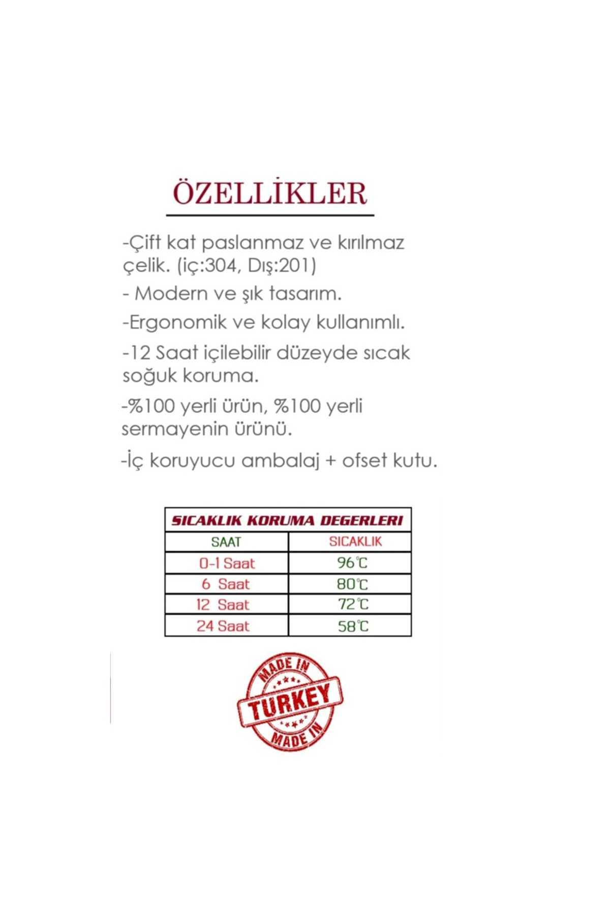 فلاسک Cooker فولادی 0.3 لیتر Ckr2020 اورجینال - تصویر 2