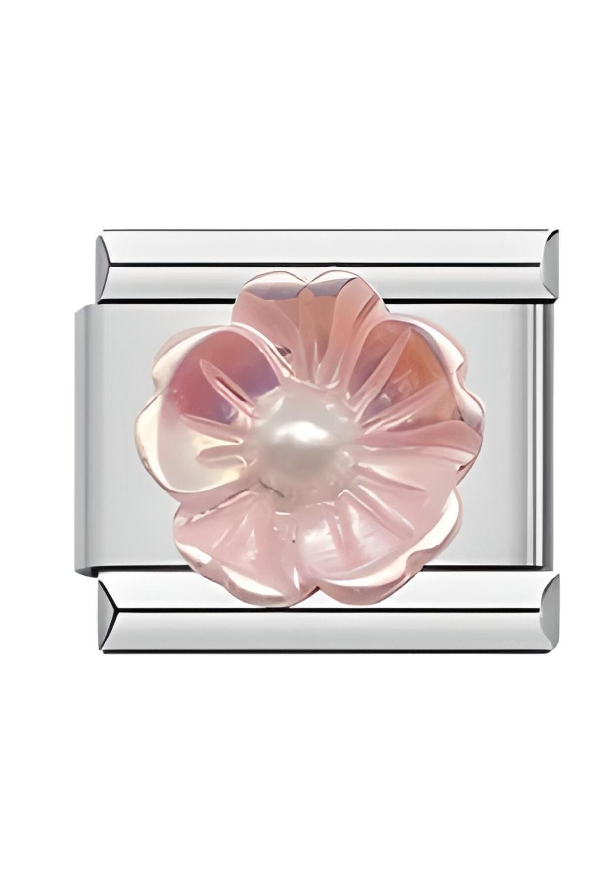 RoseCo00 Çelik Unisex İtalyan Bileklik Charmı