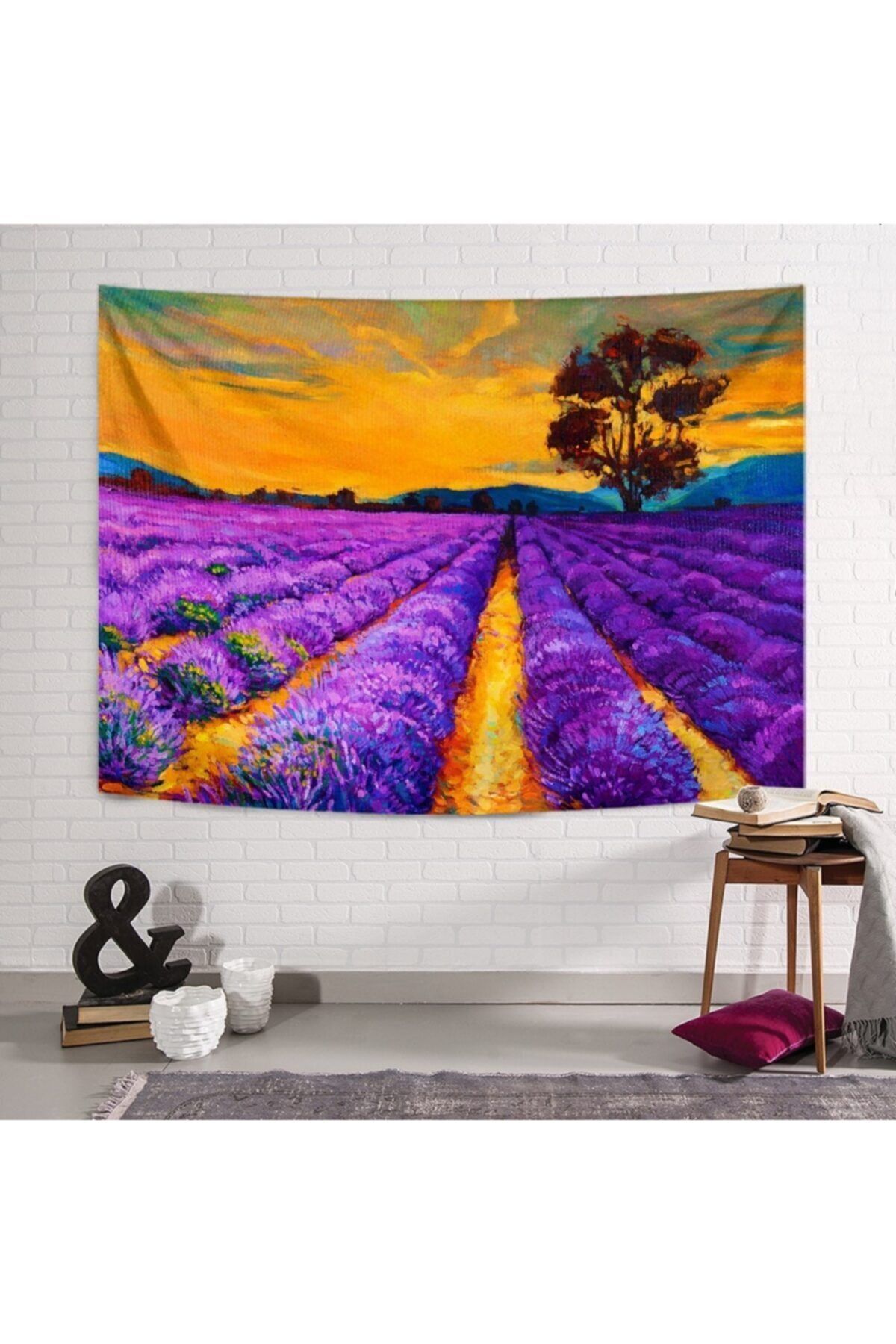 Lavender Garden Wall Covering