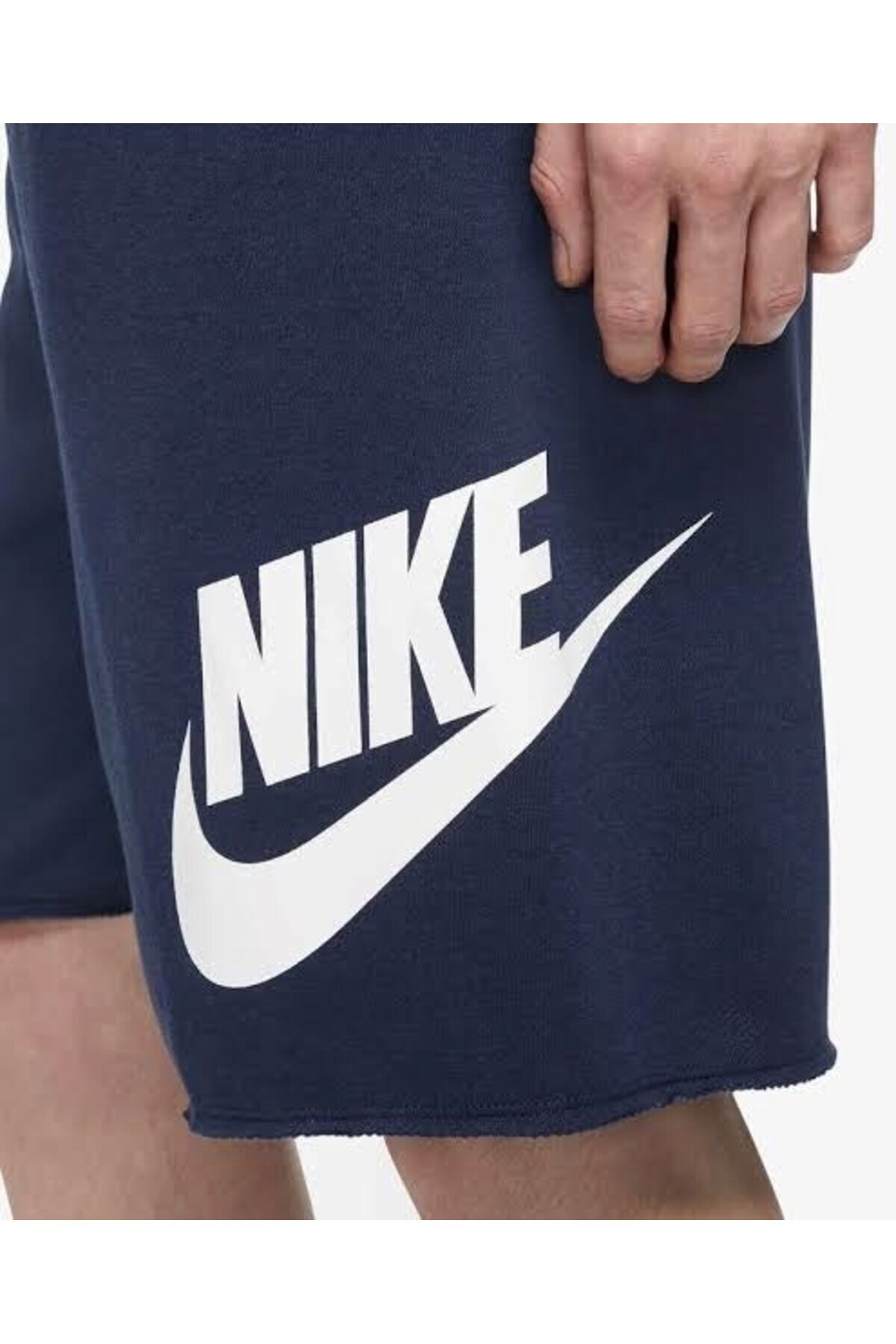 شورت و شلوارک مردانه آبی سرمه ای نایکی | PRA-11105017-072444 اورجینال - تصویر 4