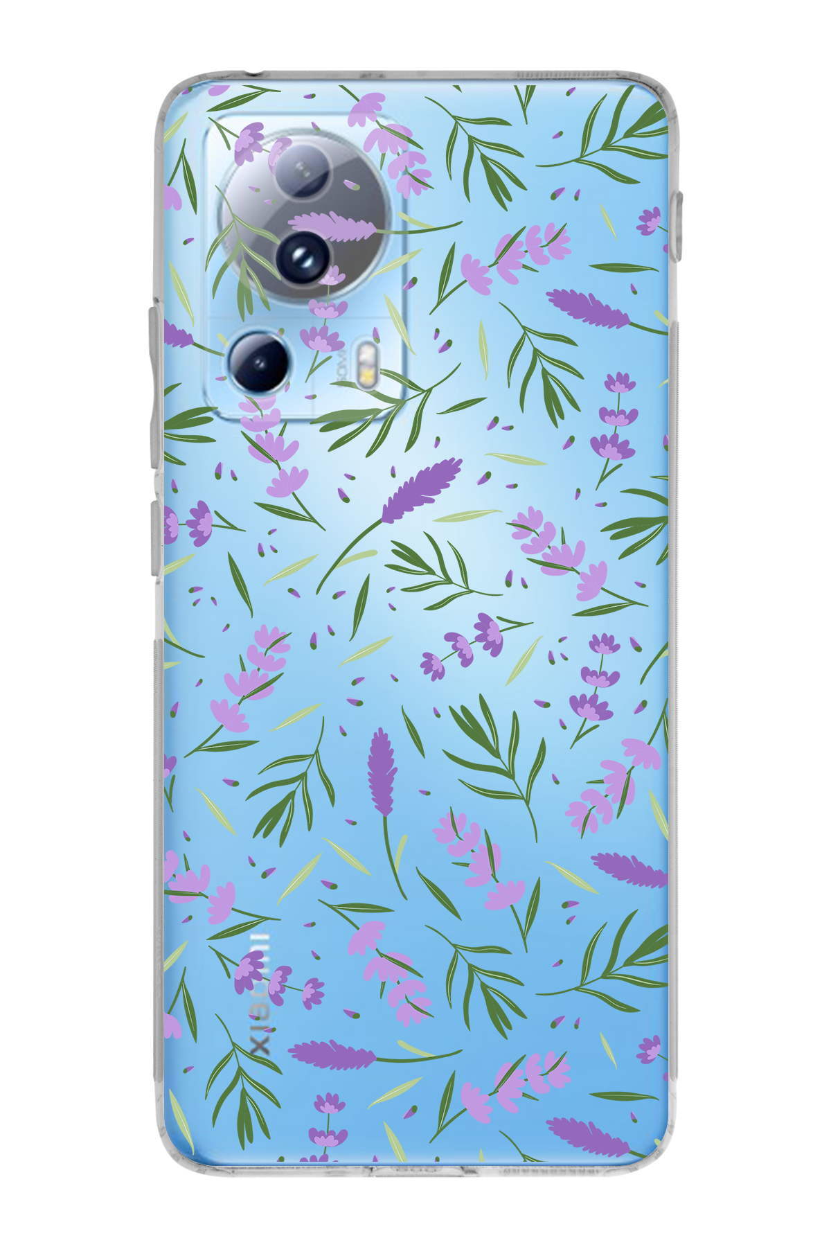 Xiaomi Mi 13 Lite ile Uyumlu 1mm Slim Fit Water Color 3 Baskılı Şeffaf  Kılıf