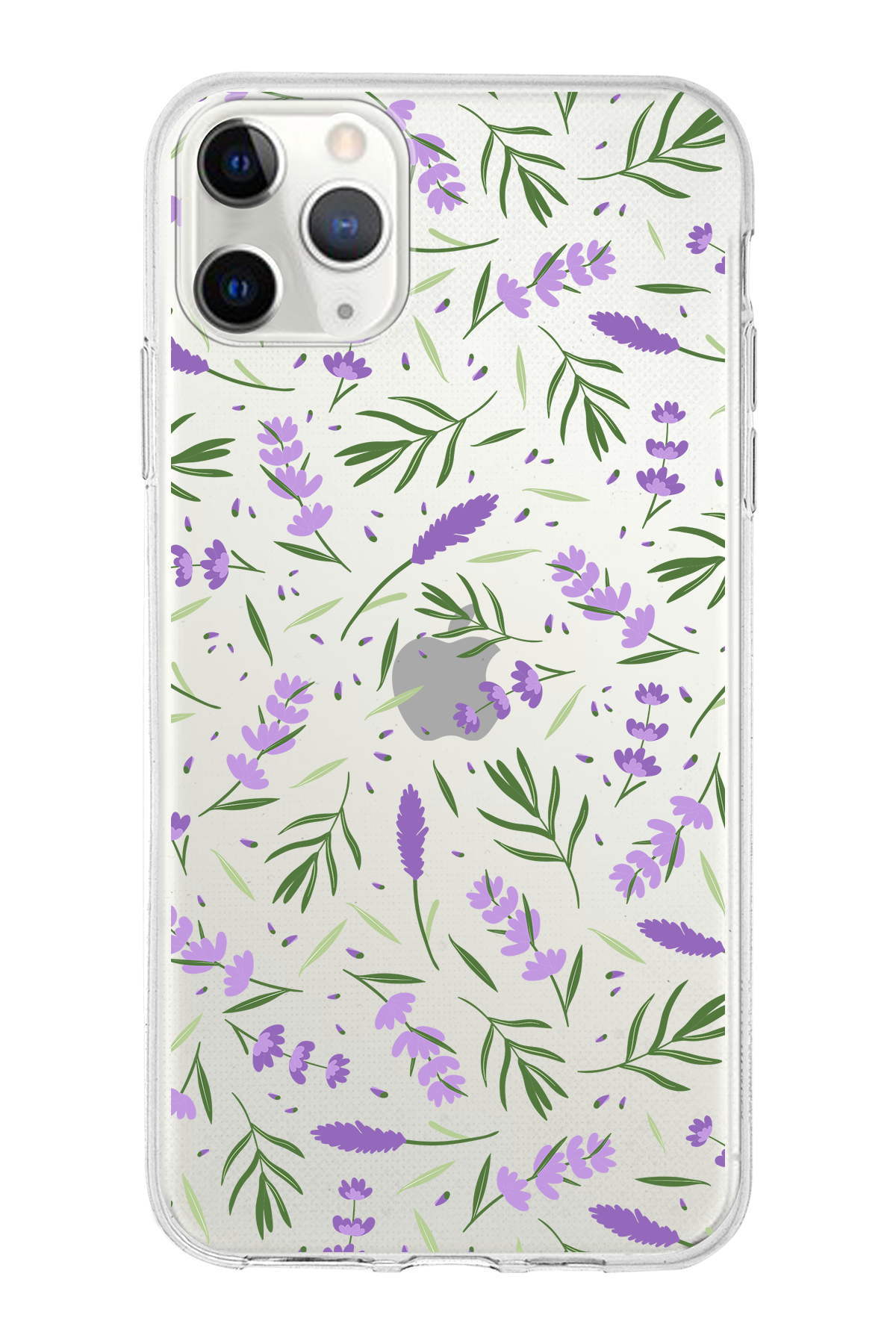 Apple  iPhone 11 Pro ile Uyumlu 1mm Slim Fit Water Color 3 Baskılı Şeffaf  Kılıf