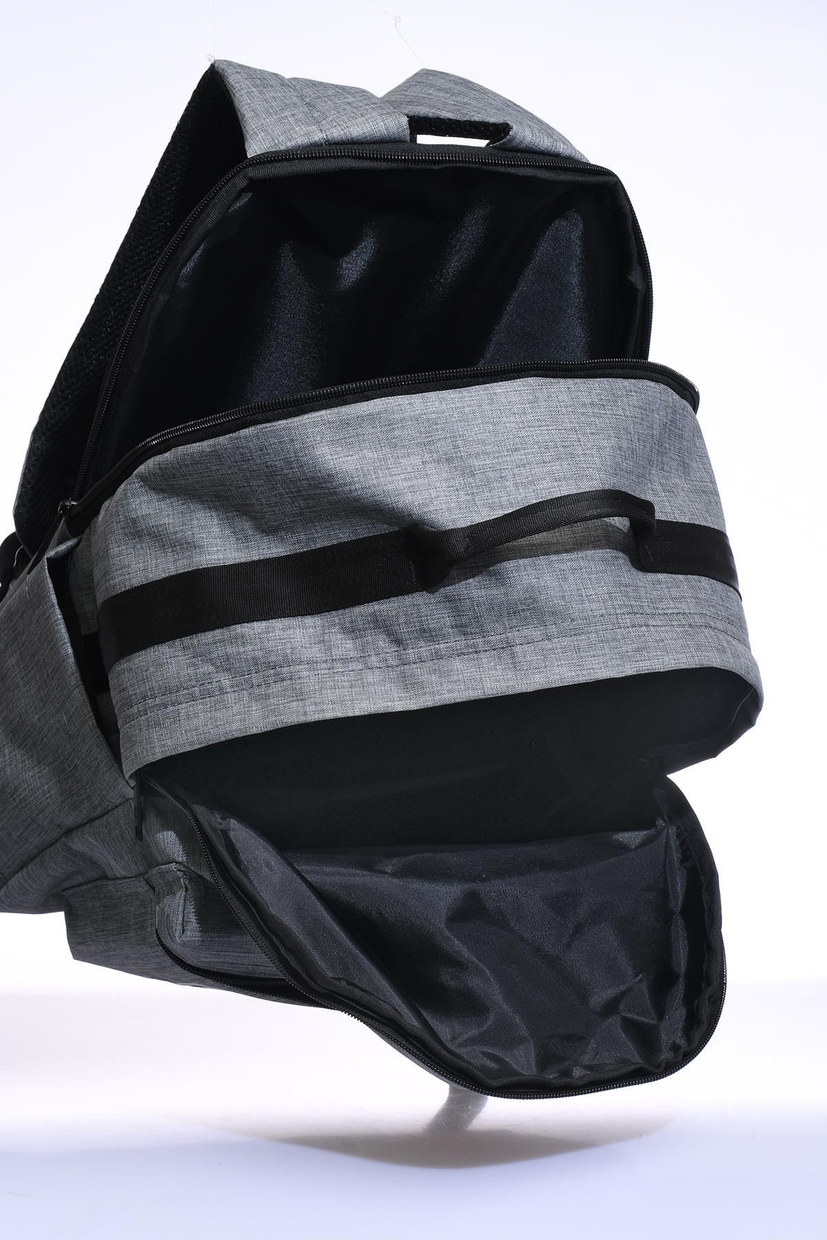 کوله پشتی خاکستری مردانه و زنانه GP03444 GRAY MELANJ یونیسکس GAP