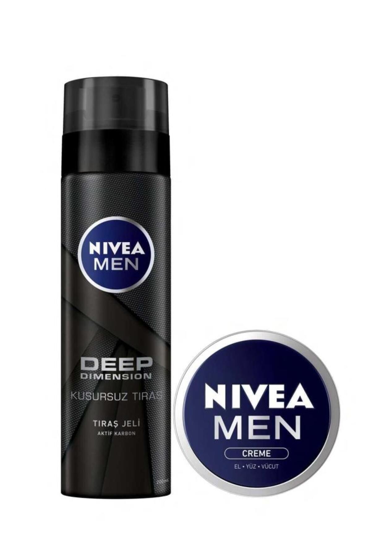 NIVEA Tıraş Jeli Deep Men Crème 30 ml SET.NVE.191