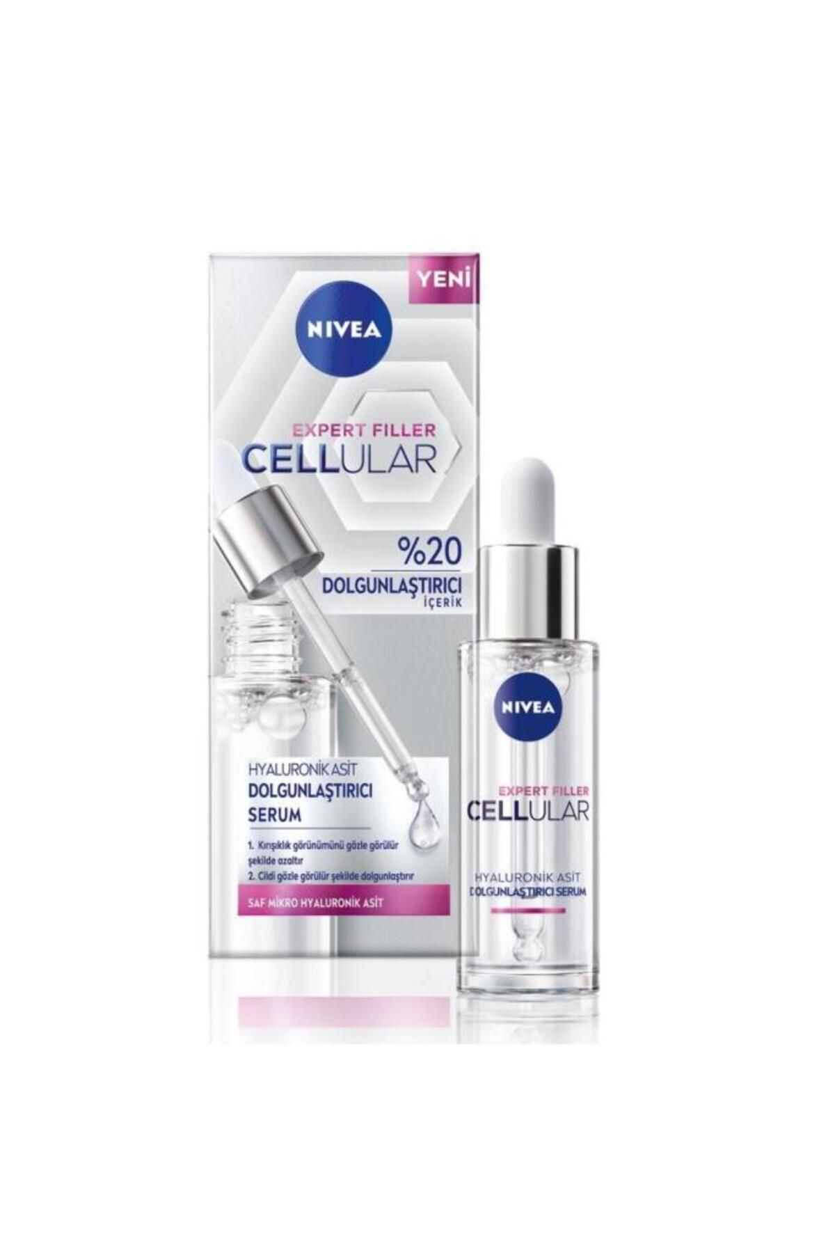 NIVEA Cellular Expert Filler Сыворотка для упругой кожи, 30 мл, интенсивное увлажнение, чистая гиалуроновая кислота TYCD2KZZKN170021193842633