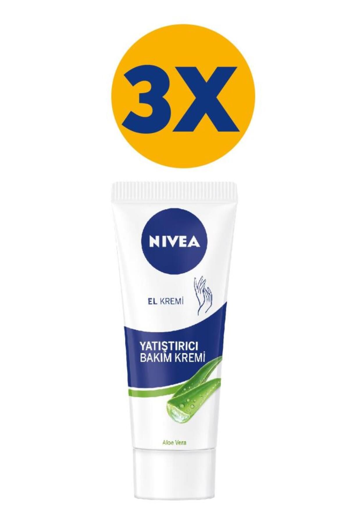 NIVEA Успокаивающий крем для рук 75 мл - Алоэ Вера X3 SET.NVE.428