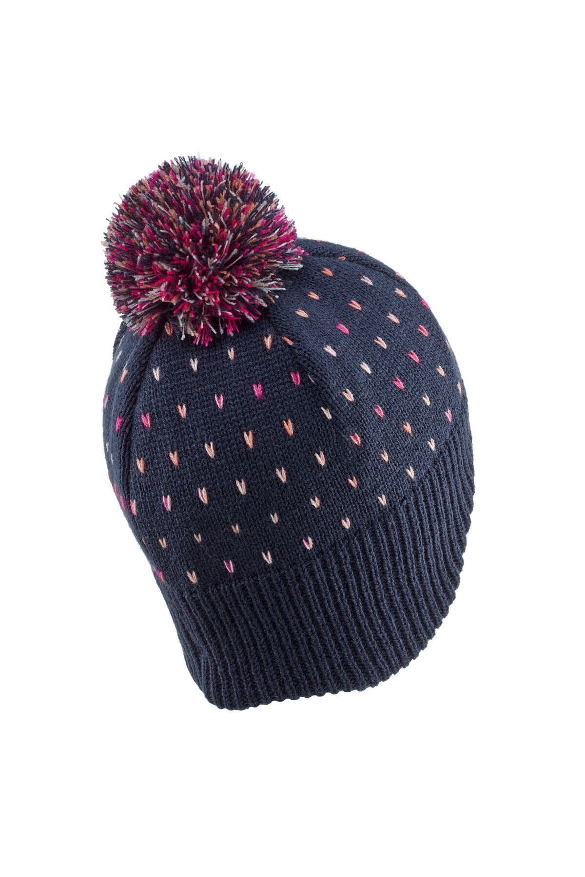 Decathlon-Wedze Children's Ski Cap - Navy Blue - Flap 5