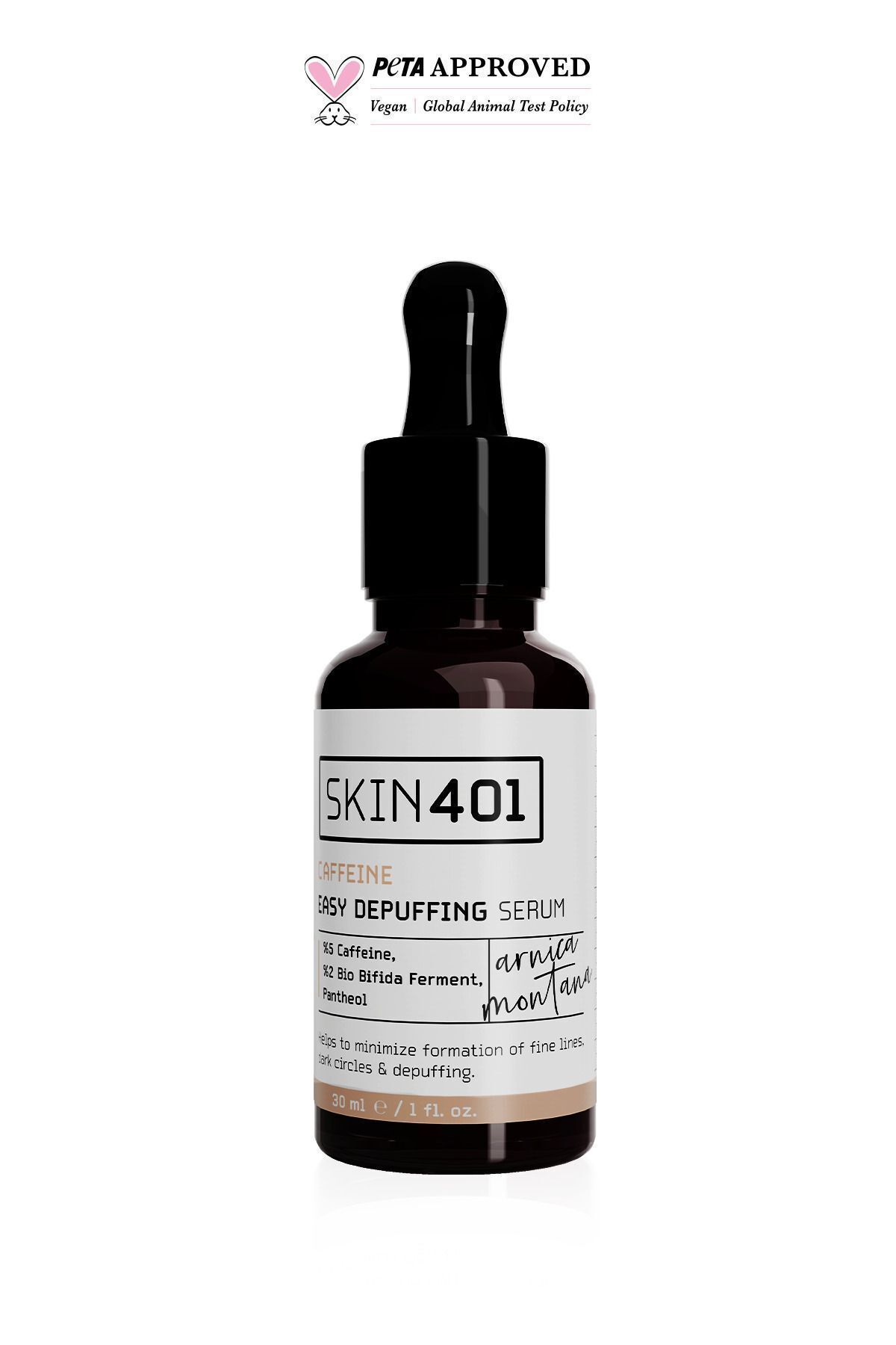 سرم زیر چشم 5 درصد کافئین 30 میلی لیتر Skin401
