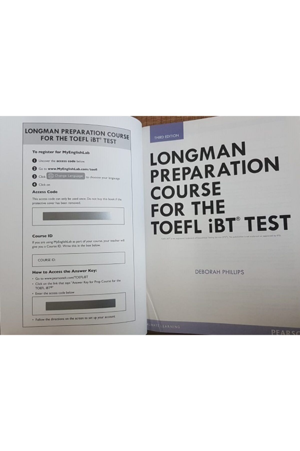 Pearson-Longman Preparation Course For The Toefl Ibt Test With Answer Key 3rd Edition 2
