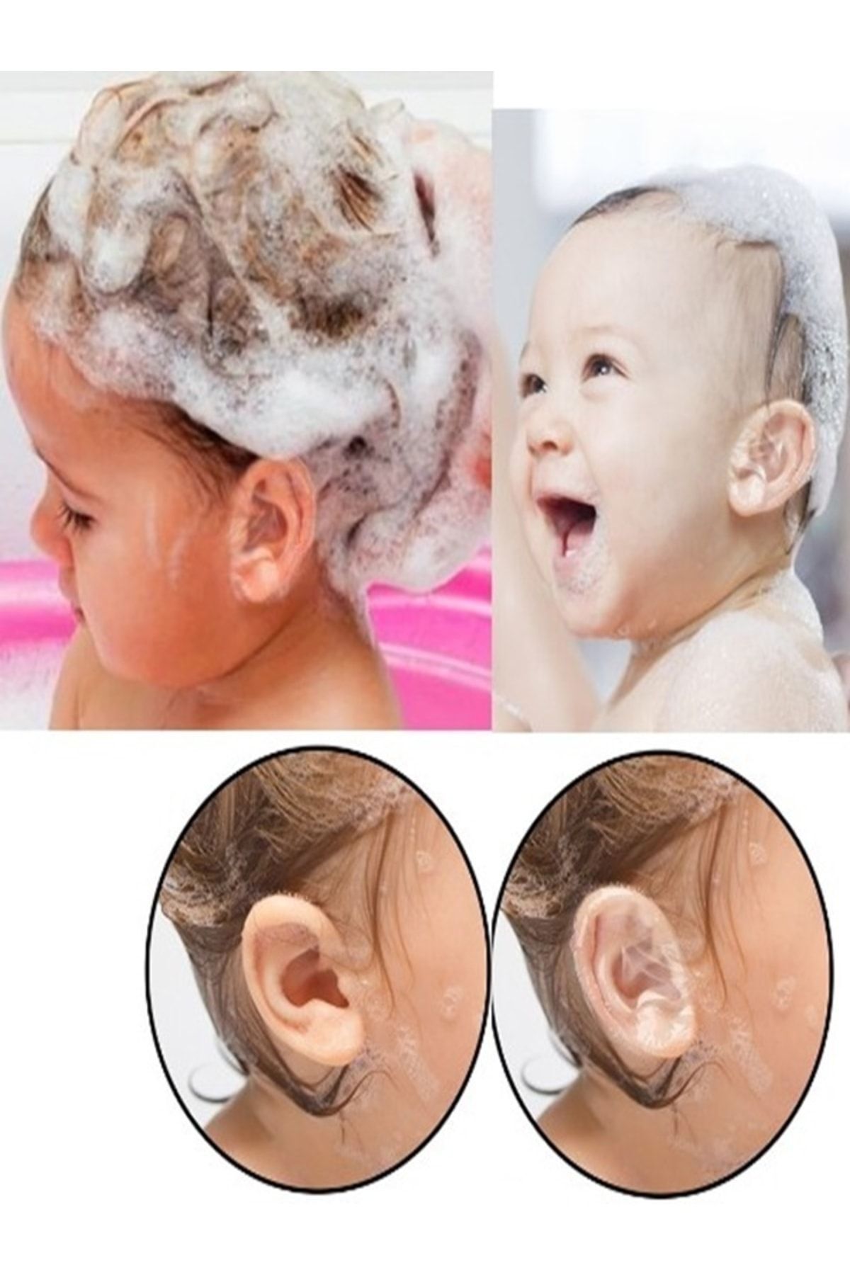 Allmart Su Geçirmez Bebek Banyo Kulak Koruyucu Bant 10 Adet fotoğrafı 2 (önizleme)