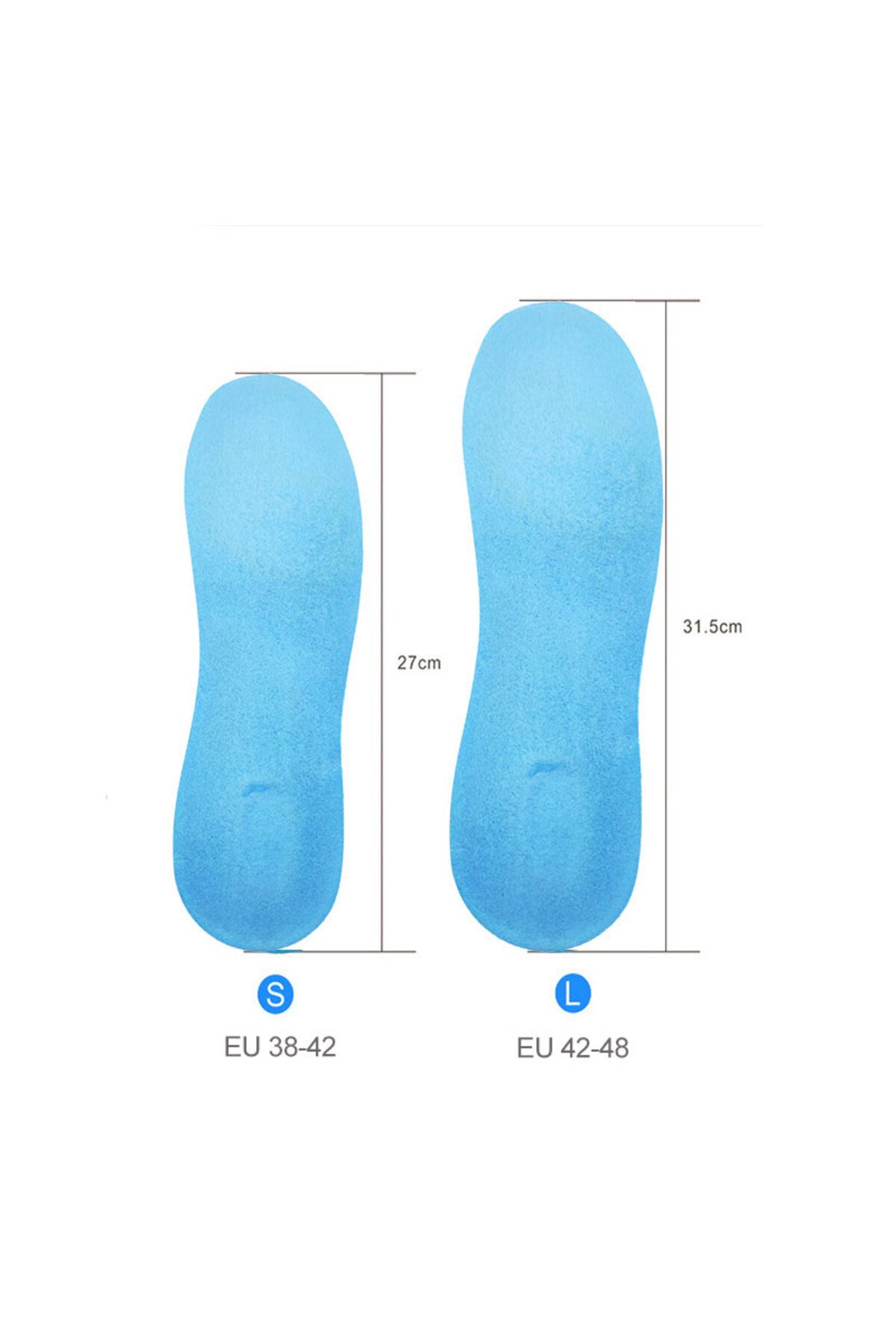 Choice-S Eu 38-42 Gel Insole Silicone Orthopedic Foot Care For Feet Shoes Sole Sport Insoles Shock Absorpti 5
