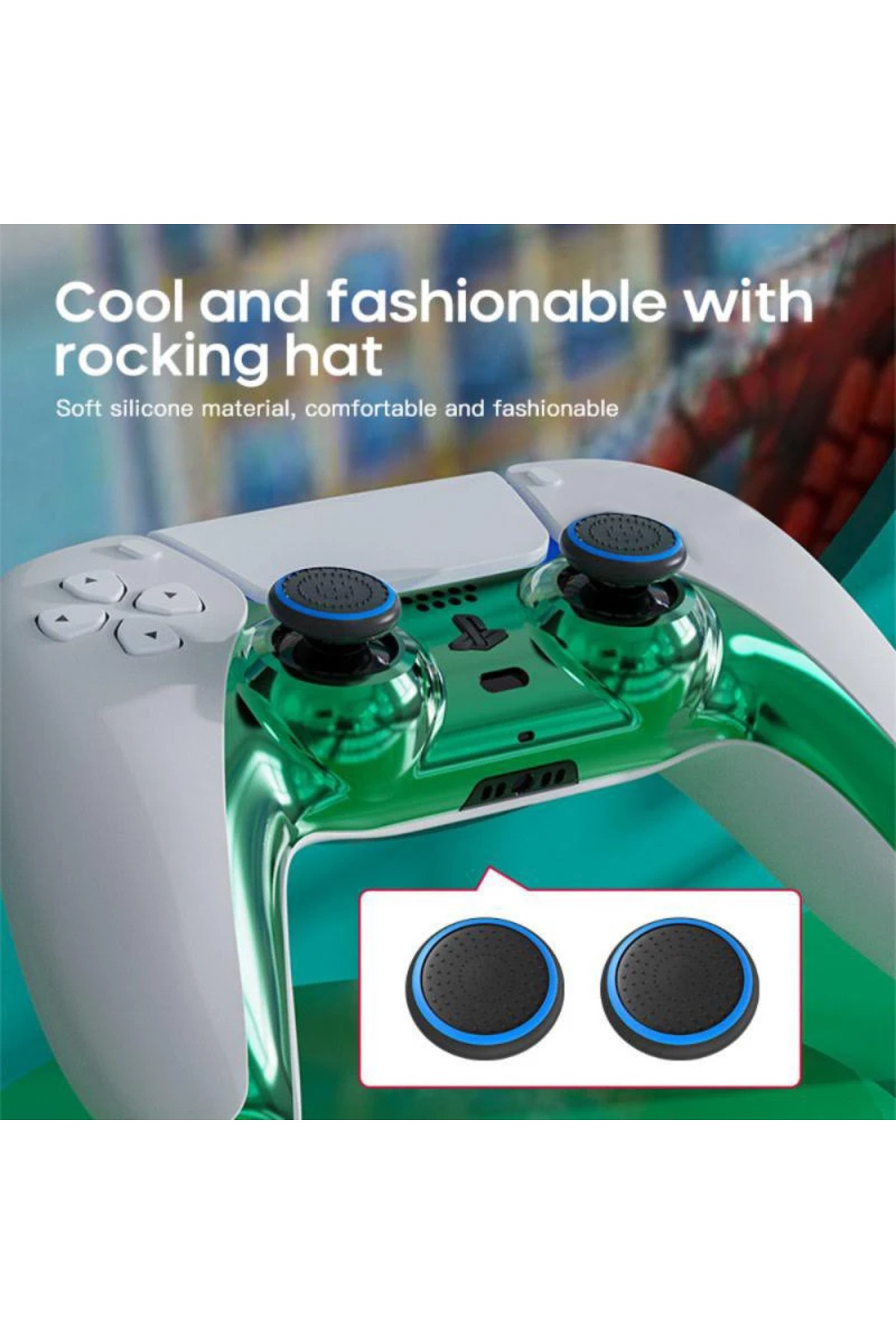 Choice-Camouflage Controller Joystick Handle Decorative Strip Accessories for PS5 Gamepad Handle Decorat... 5