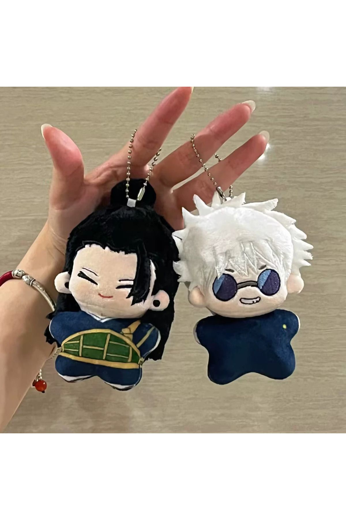 Choice-12cm Jujutsu Kaisen Plush Doll Keychain Accessory Anime Geto Suguru Satoru Gojos Mini Plushie Toy... 7
