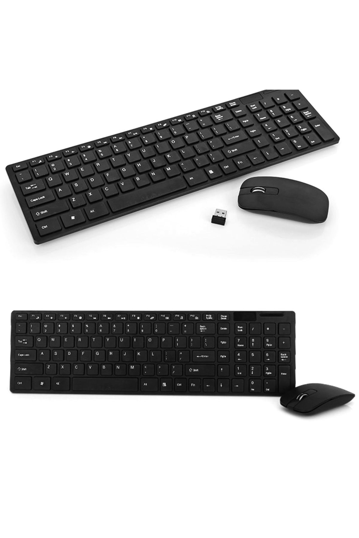 Arealer-K-06 2.4G Wireless Keyboard and Mouse Combo Computer Keyboard with Mouse Plug and Play Black Keyb... 5