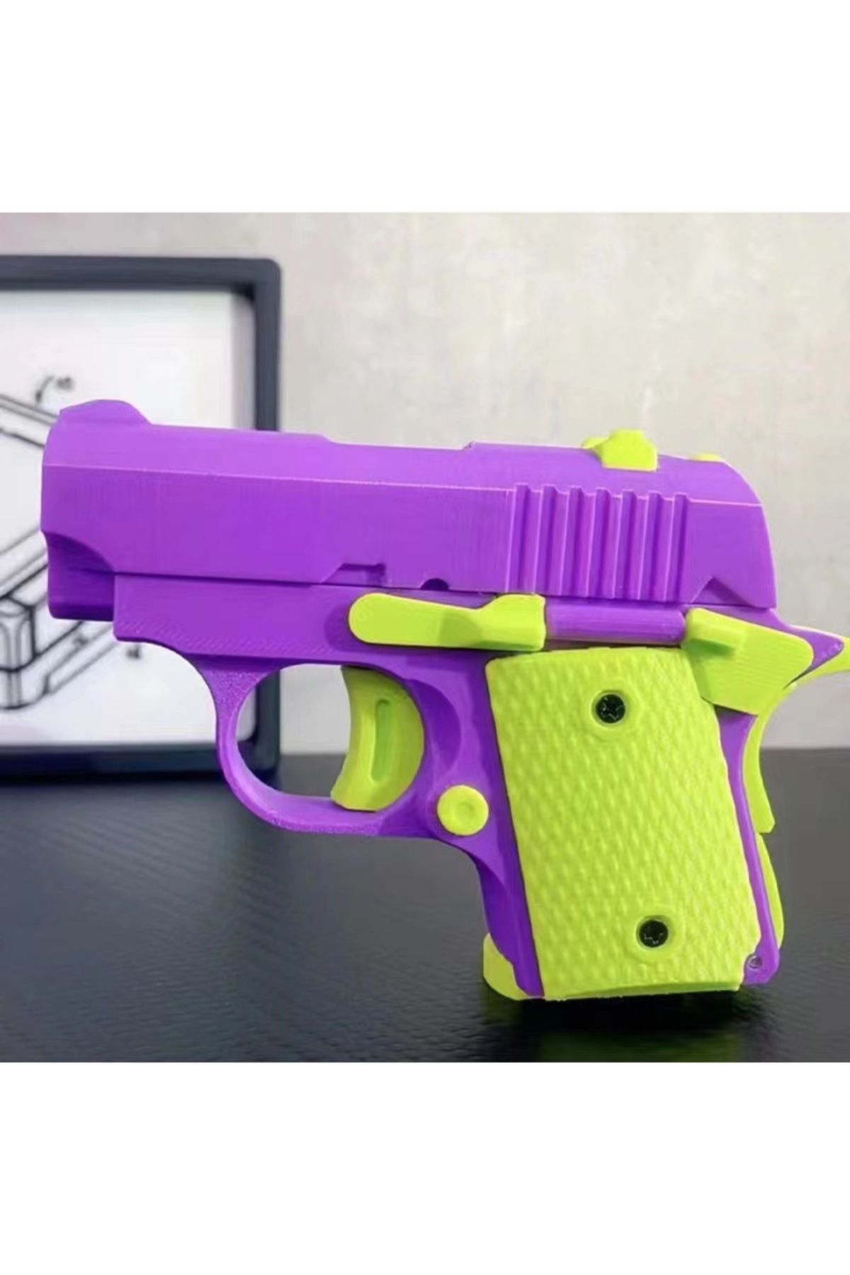 Choice-Mini 1911 Children'S Toy Gun 3D Printing Fidget Toy For Kids Adults Stress Relief Toy Christmas Gift 8