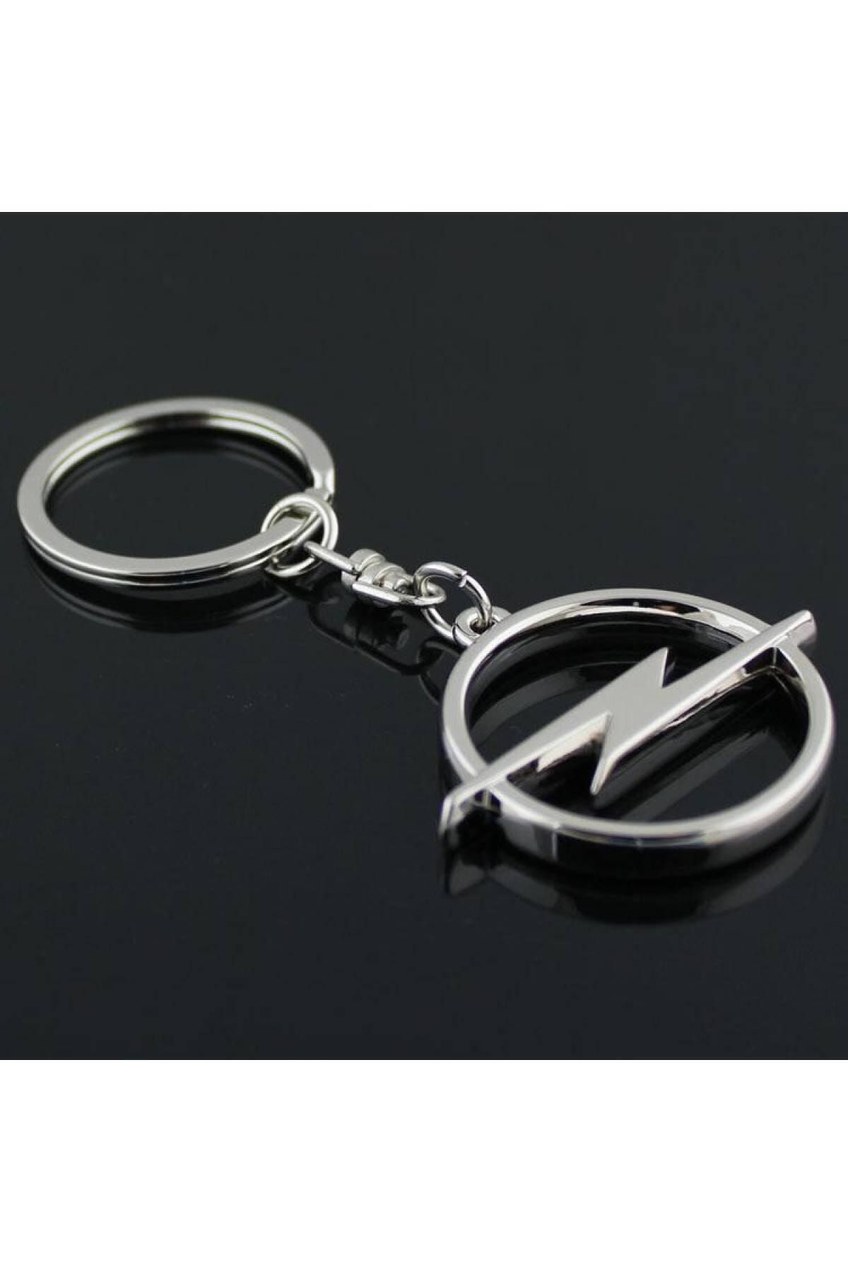 GARDENAUTO Opel Anahtarlık 3d Metal Otomobil Anahtarlığı - Krom Kaplamalı Oto Anahtarlık
