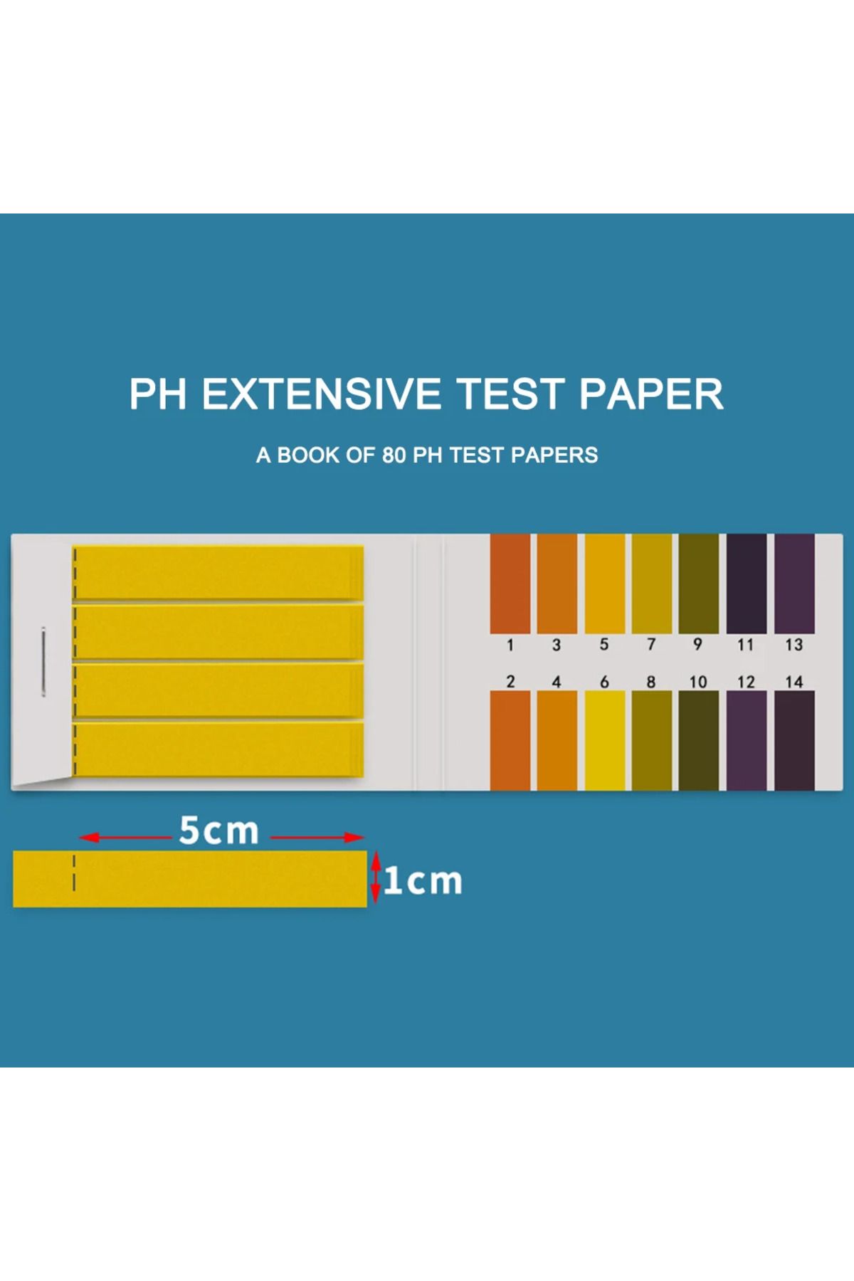 Choice-80 Pcs PH Litmus Paper with Comparison Chart PH Test Strips Precision PH Indicator Test Strips Pr... 5
