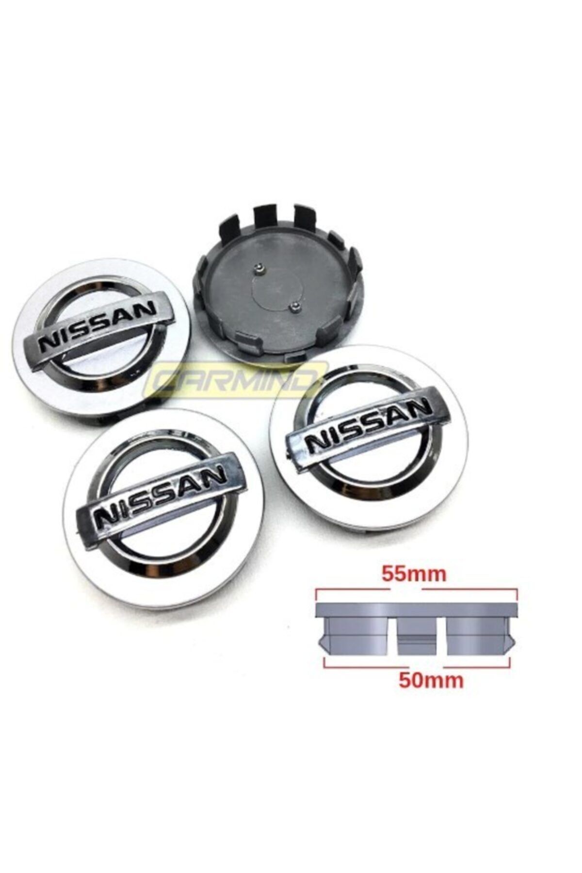 Nissan Qashqai-juke Jant Göbeği Gri 48-54mm