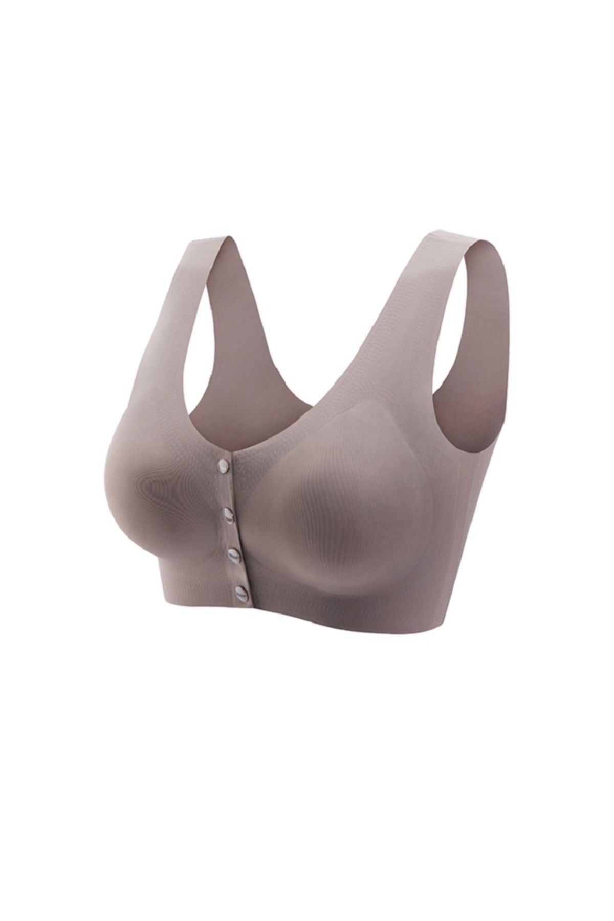 Choice-Nursing Bra Maternity Bra With Removable Pads Front Open Buckle Breathable Comfortable 3D Seamles... 7