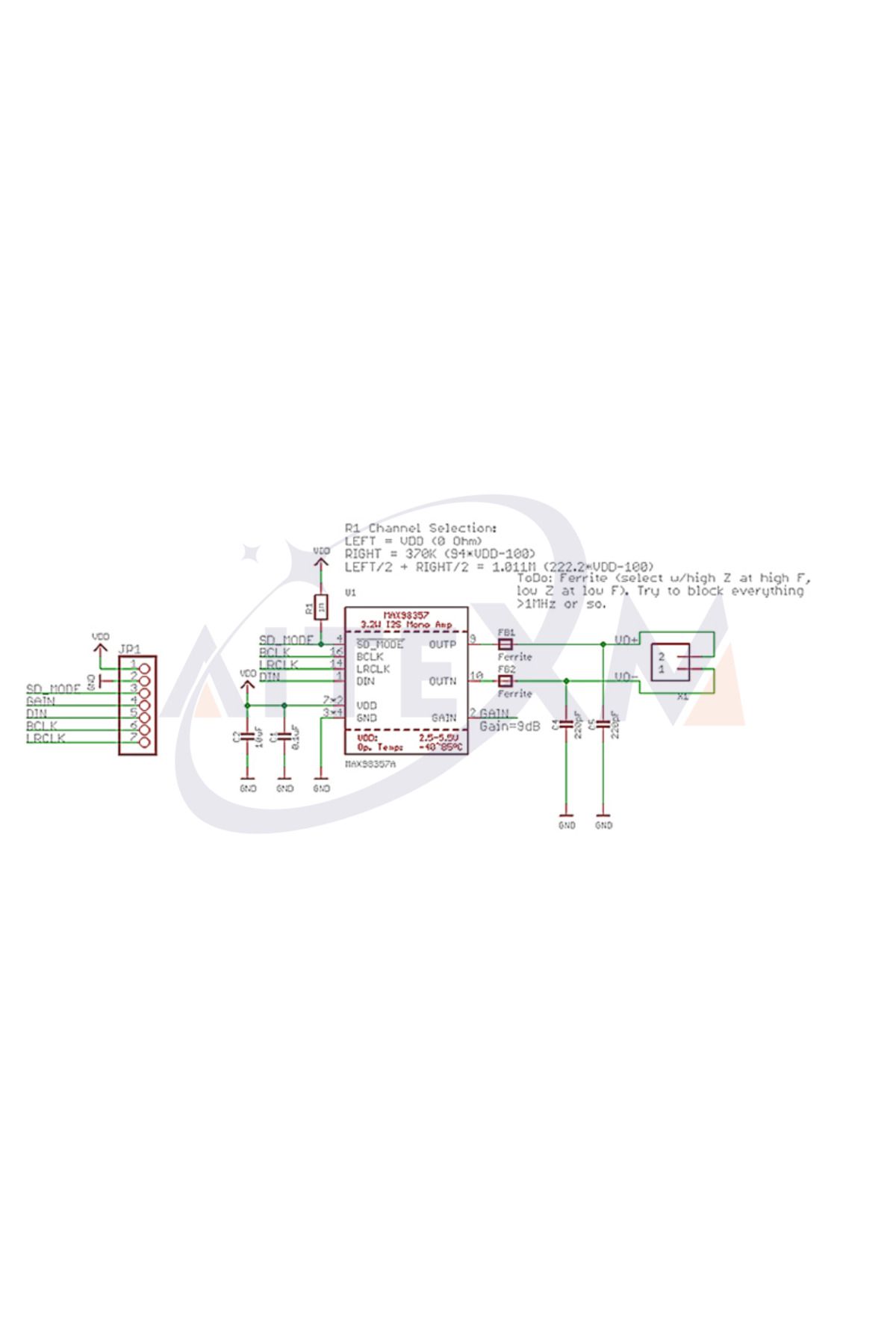 Choice-Max98357 I2S 3W Class D Amplifier Breakout Interface Dac Decoder Module Filterless Audio Board Fo... 6