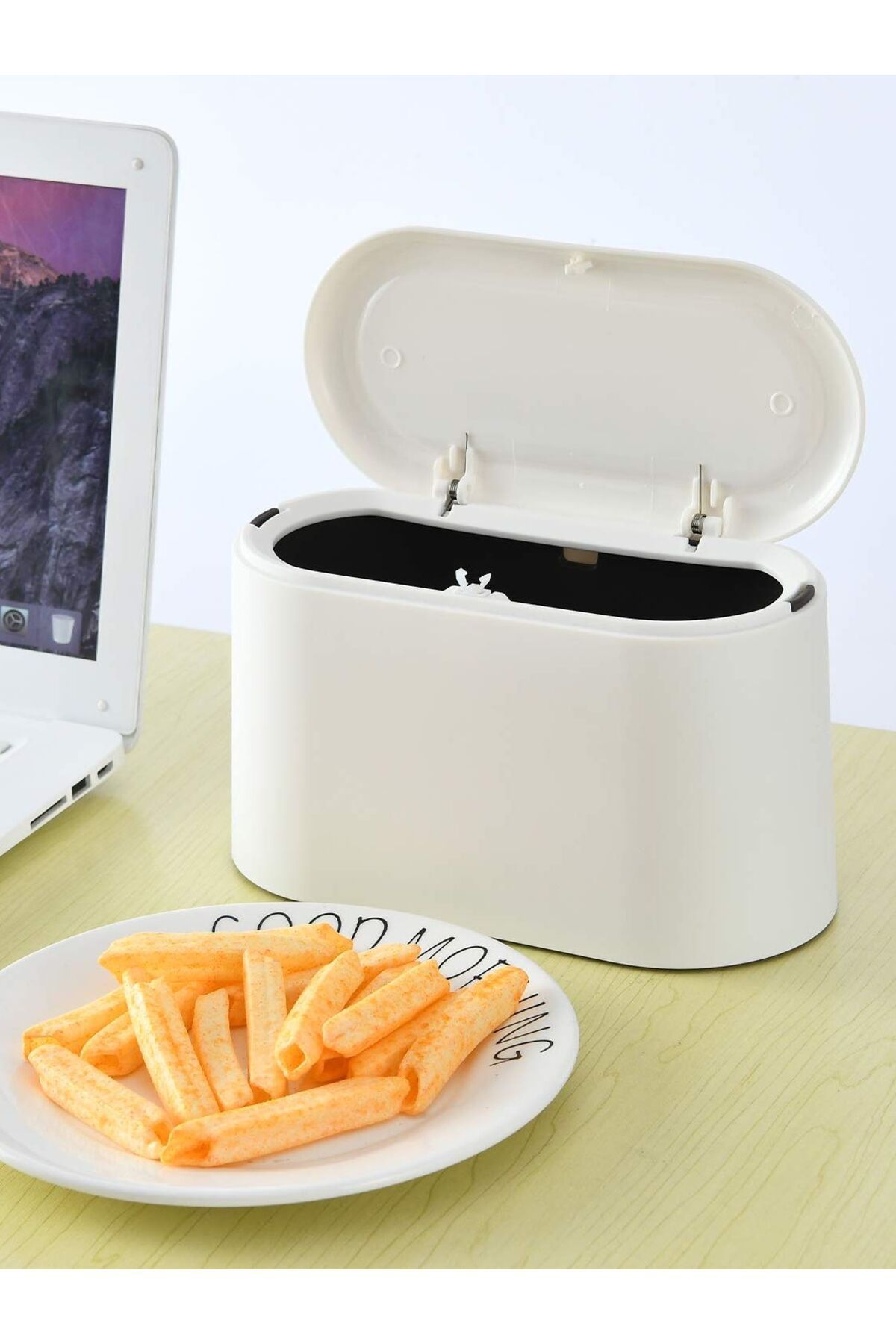 Choice-Mini Trash Can with Lid,Small Trash Can,Desk Trash Can,Countertop Mini Garbage Cans,Tiny Waste Ba... 8