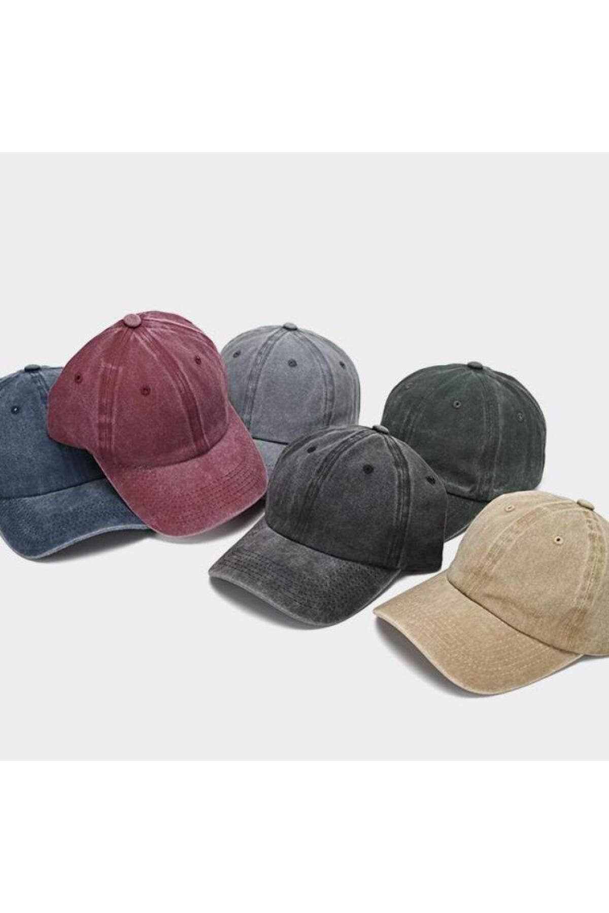 Choice-Baseball Cap Washed Cotton Men Women Snapback Hat Vintage Hip Hop Caps Solid Color Dad Hat Bone C... 2