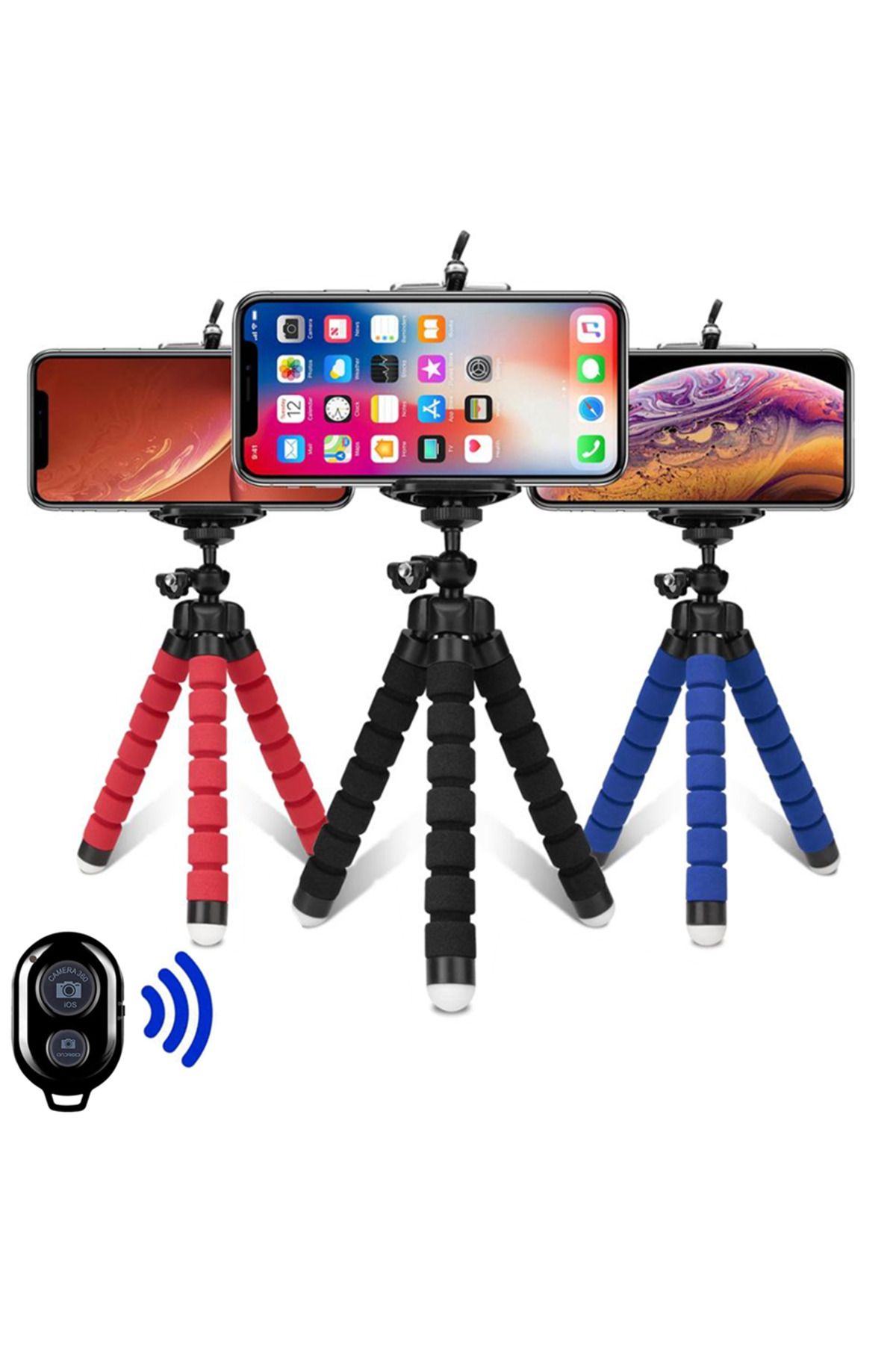 Choice Tripods Tripod For Phone Mobile Camera Holder Clip Smartphone Monopod Tripe Stand Octopus Mini Tr. Trendyol