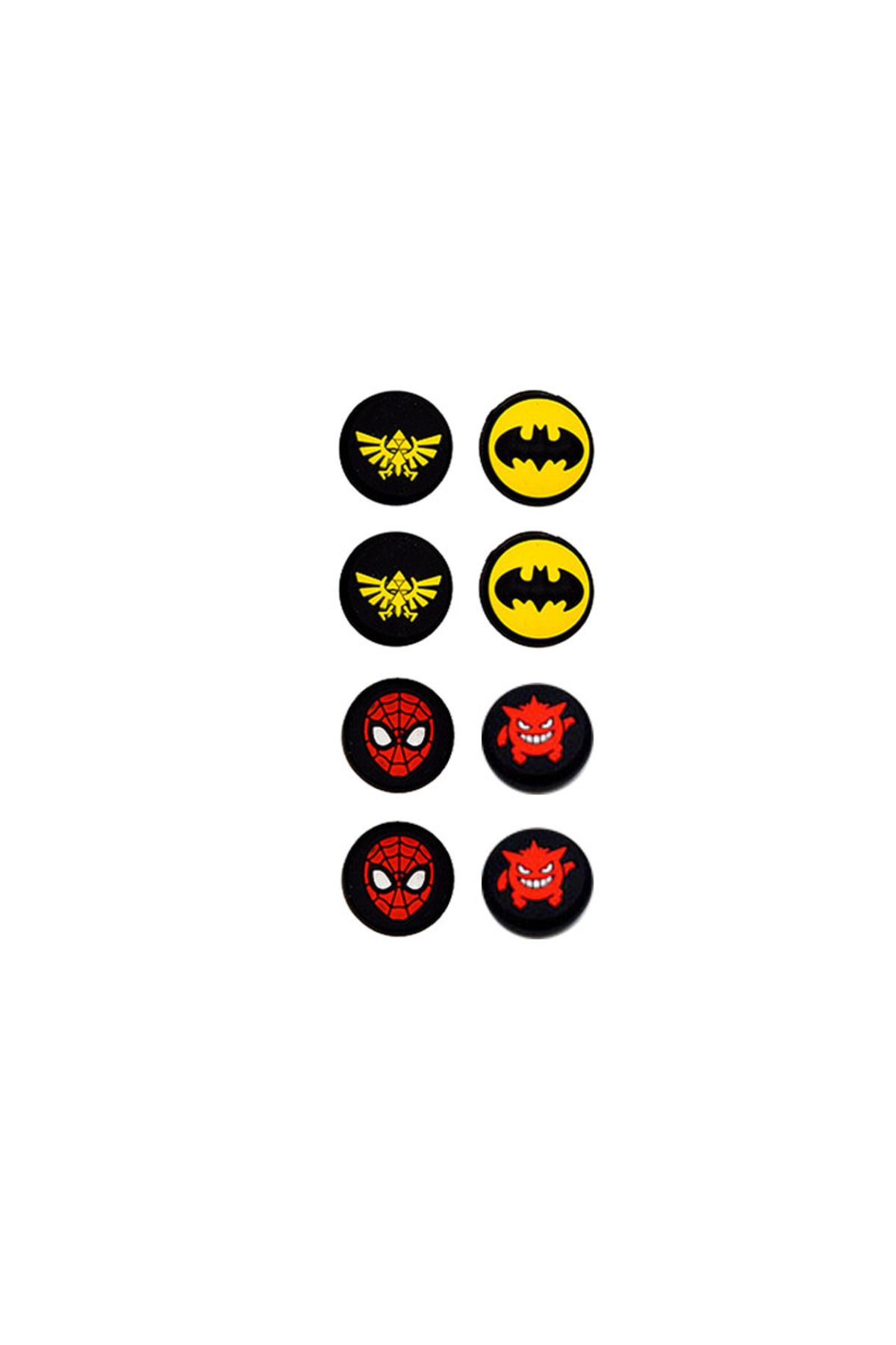 Choice-8pcs/lot Silicone Thumb Stick Caps Grip Analog Joystick Caps for NS Switch OLED Joy Con Controlle... 1