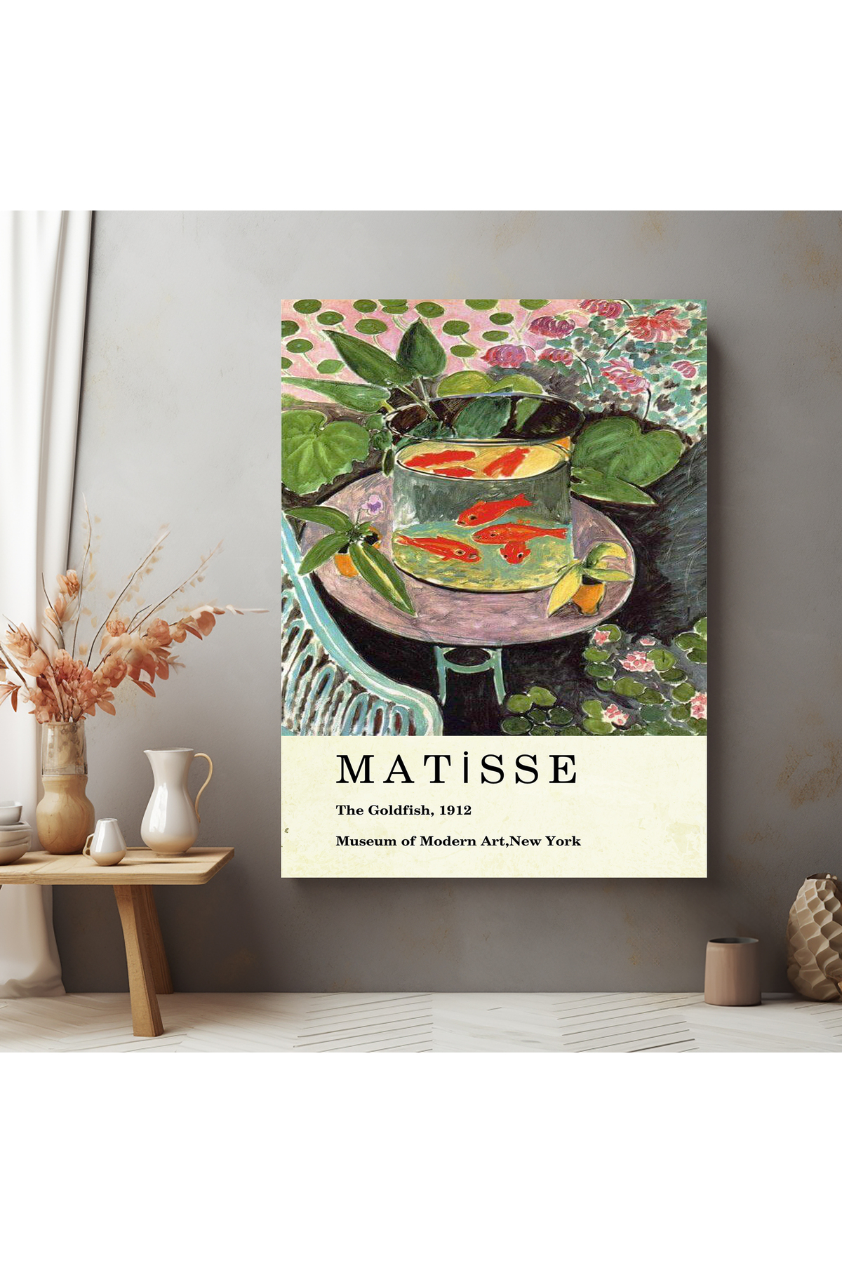Mattise, The Gold Fish Canvas Painting Home Decoration