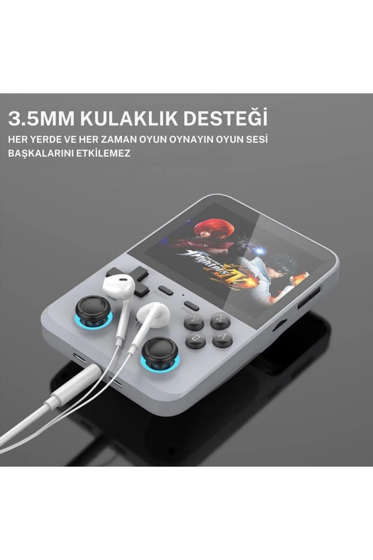 D007 Plus Android Taşınabilir Retro El Atarisi Game Oyun Konsolu Hd Ips 3.5 Ekran -10.000 6