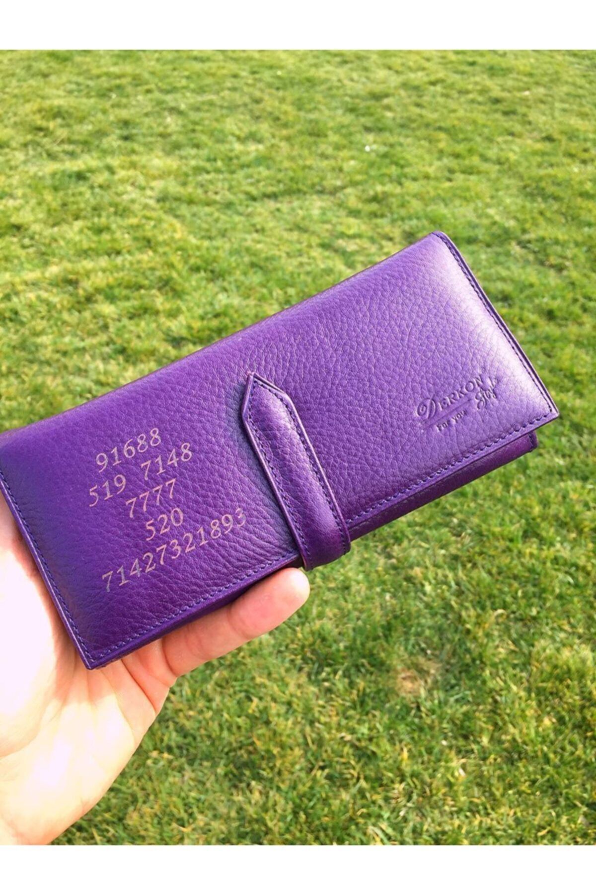 DERKON Yaşam Çiçekli Cüzdan