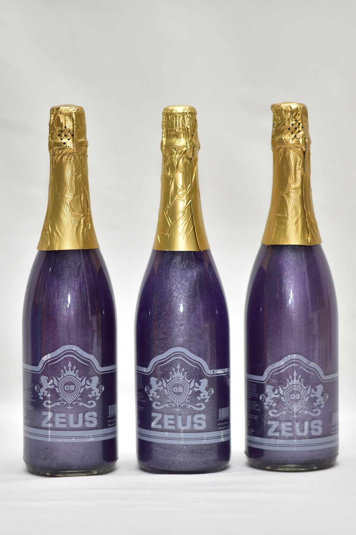 ZEUS Simli Alkolsüz Şampanya- 3'lü Paket (3XBÖĞÜRTLEN)