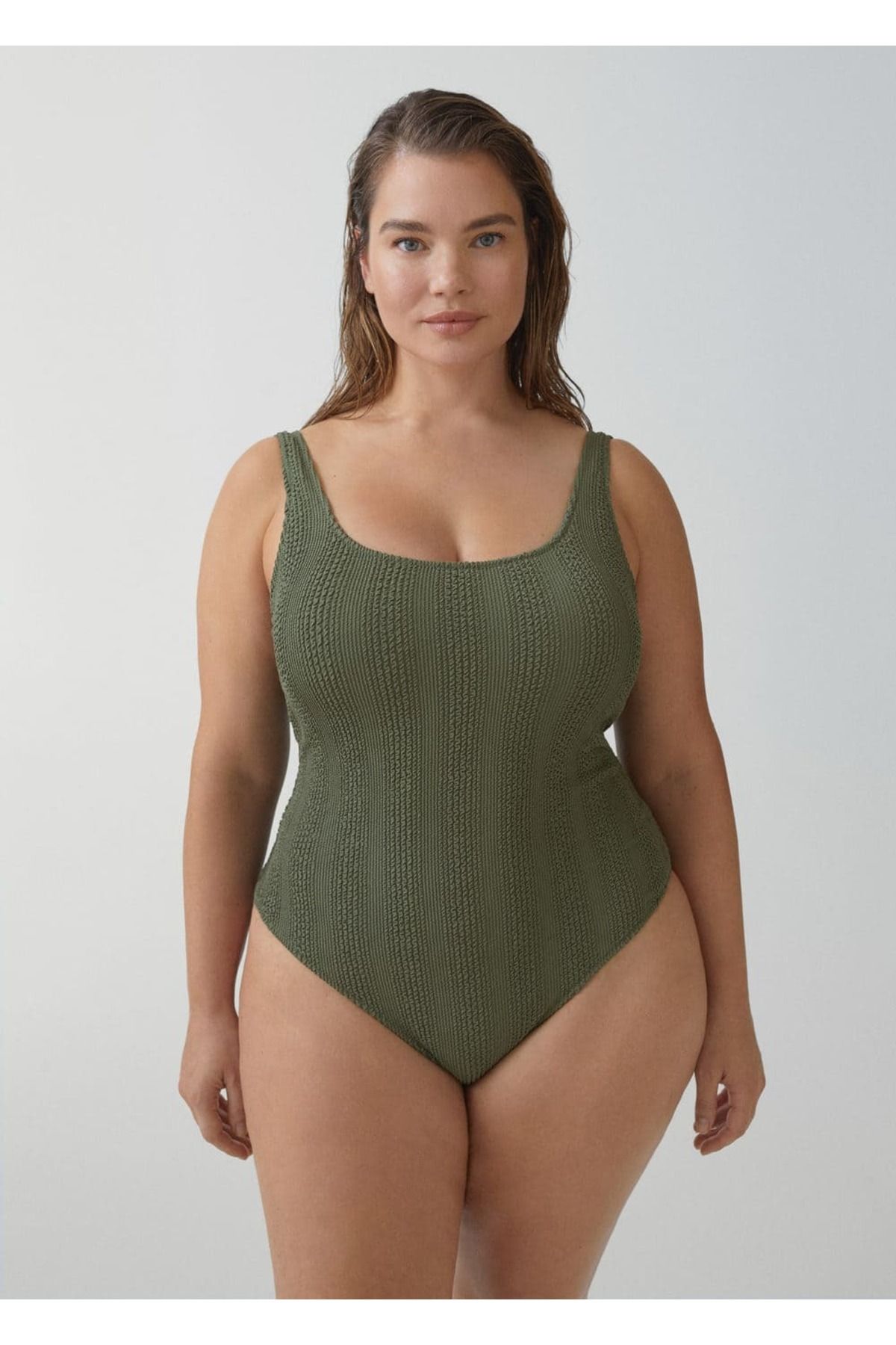 MANGO Woman-Tkané plavky 2