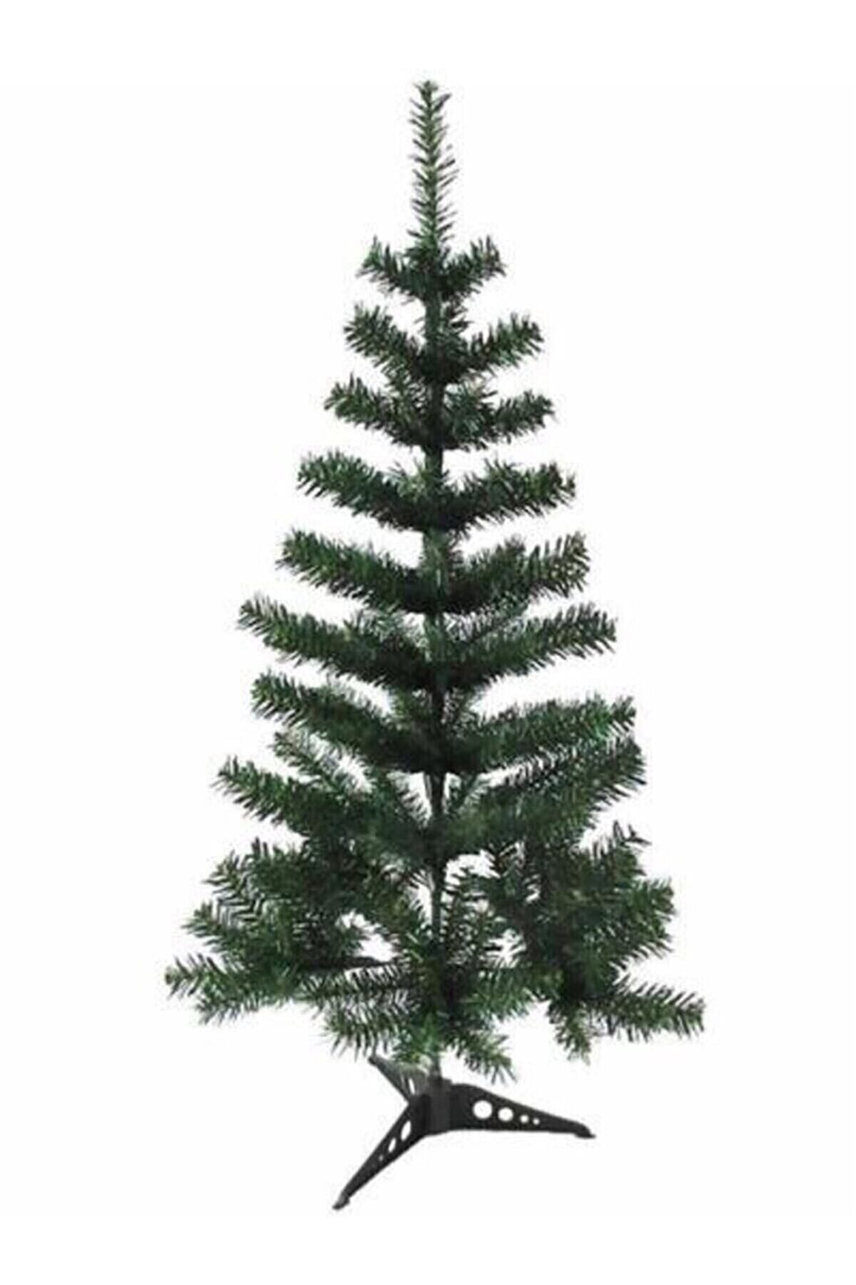 Genel Markalar 120 Cm Yeşil Çam Ağacı, 123 Dal, Yılbaşı İçin Şık ve Doğal Dekorasyon Seçeneği