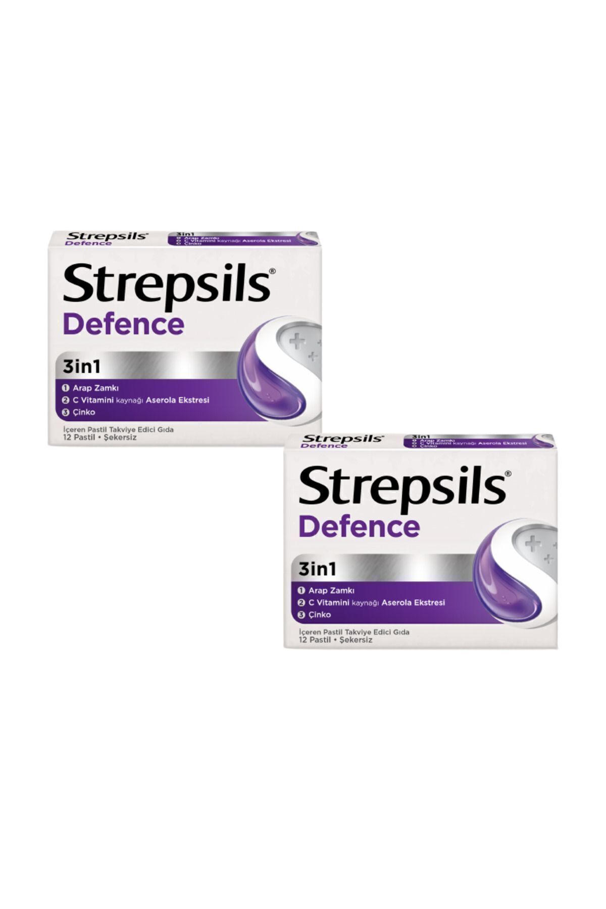 Стрепсилс Strepsils Defense 3в1 Витамин С и Цинк (2 шт.) ВАННА-7S373666