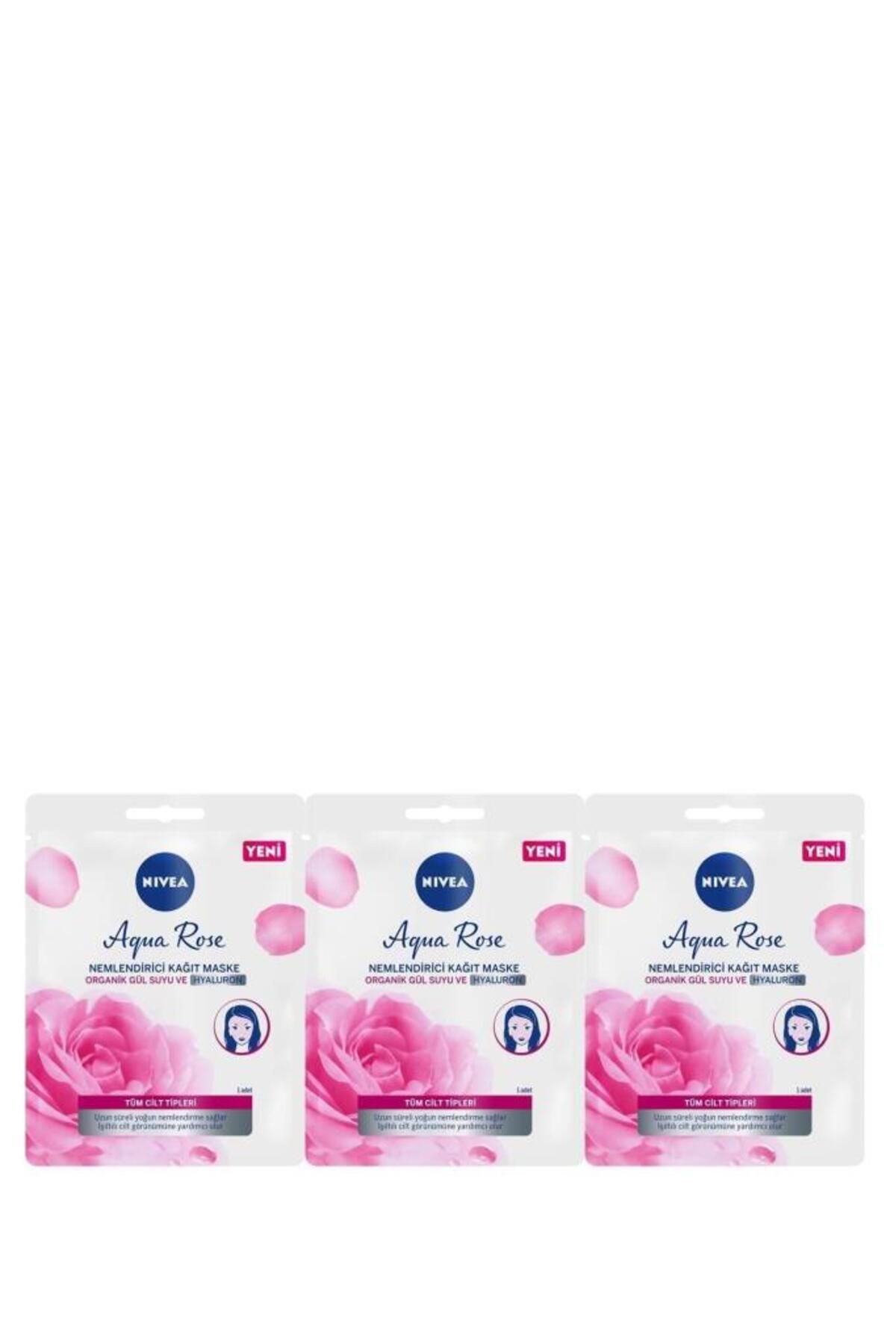 NIVEA Aqua Rose Увлажняющая бумажная маска