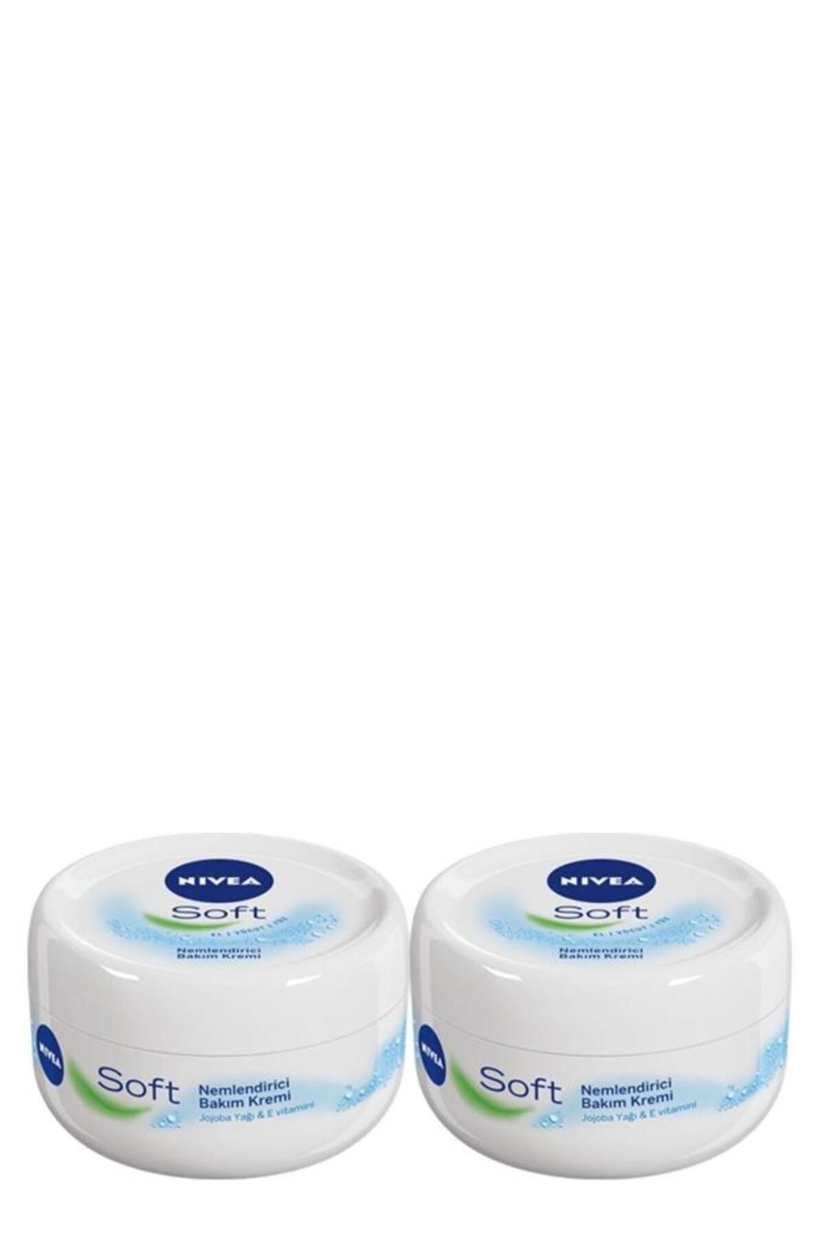 NIVEA Soft Cream 200 мл, Увлажняющий крем для ухода за лицом, телом, руками, X2 SET.NVE.562