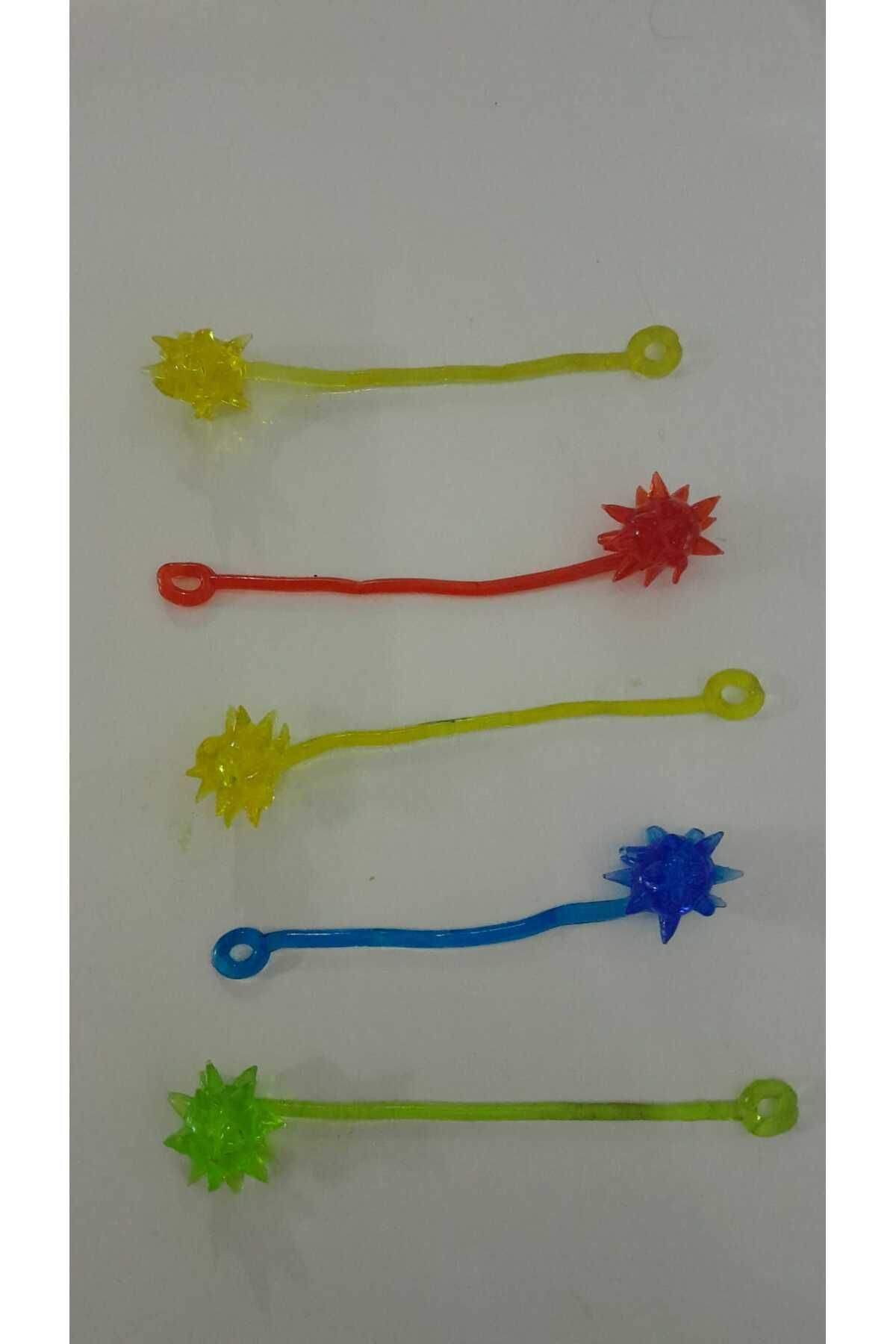 fresh in city Cama Yapışan Elastik Vinil Esnek Topuz Renkli Uzayan Eğlence Parti 1 Adet