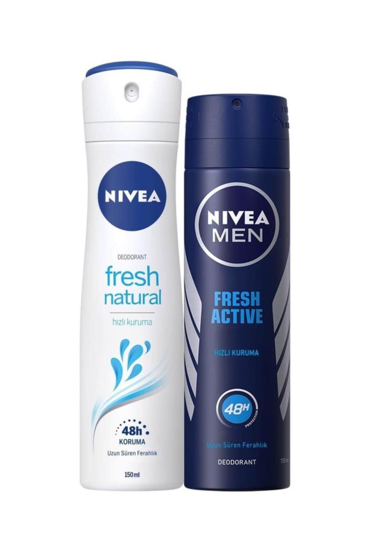 NIVEA Fresh Natural Deosprey 150 мл Мужской дезодорант Fresh Active 150 мл SET.NVE.075