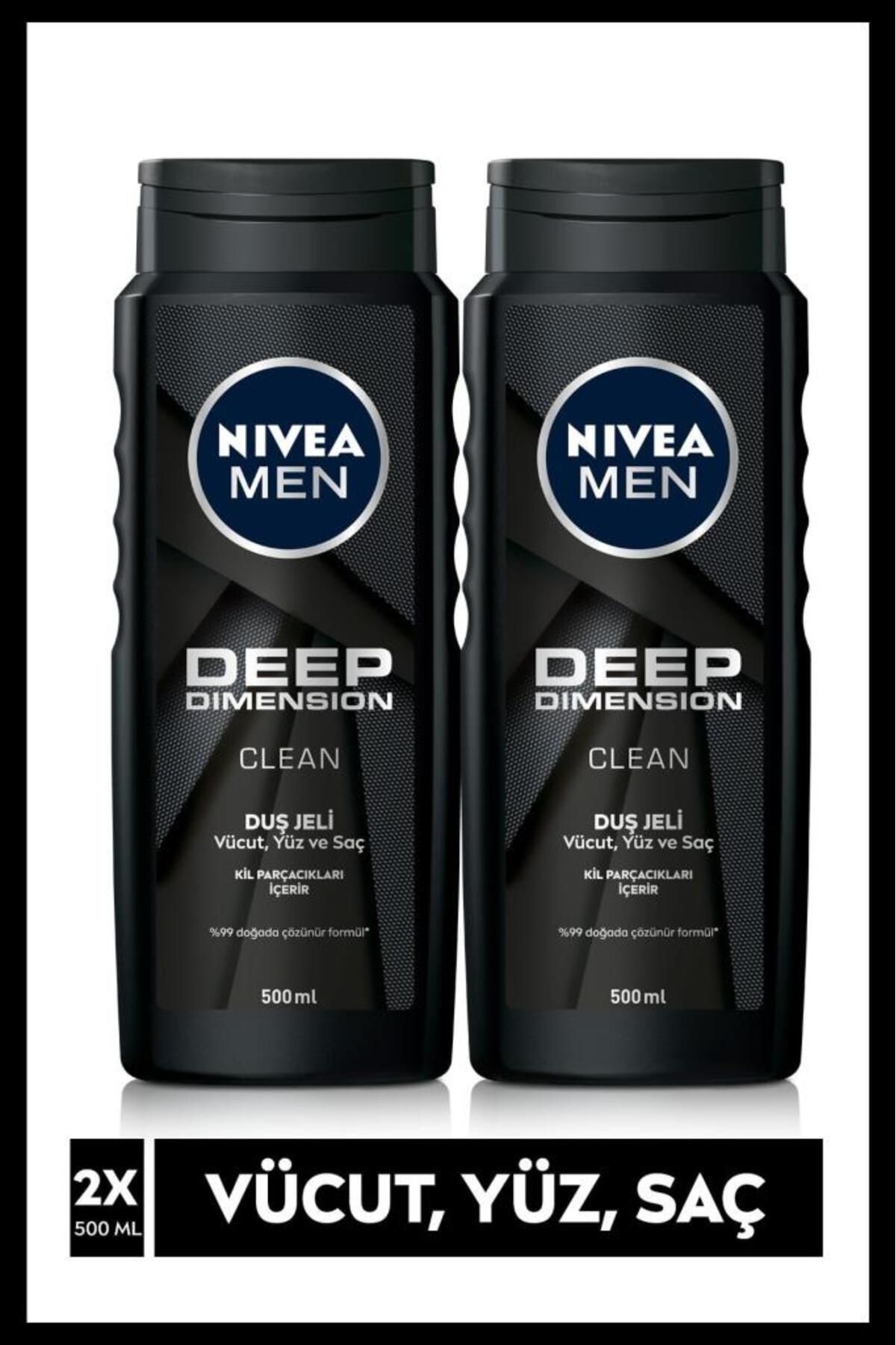 NIVEA Men Deep Dimension Мужской гель для душа 500 мл